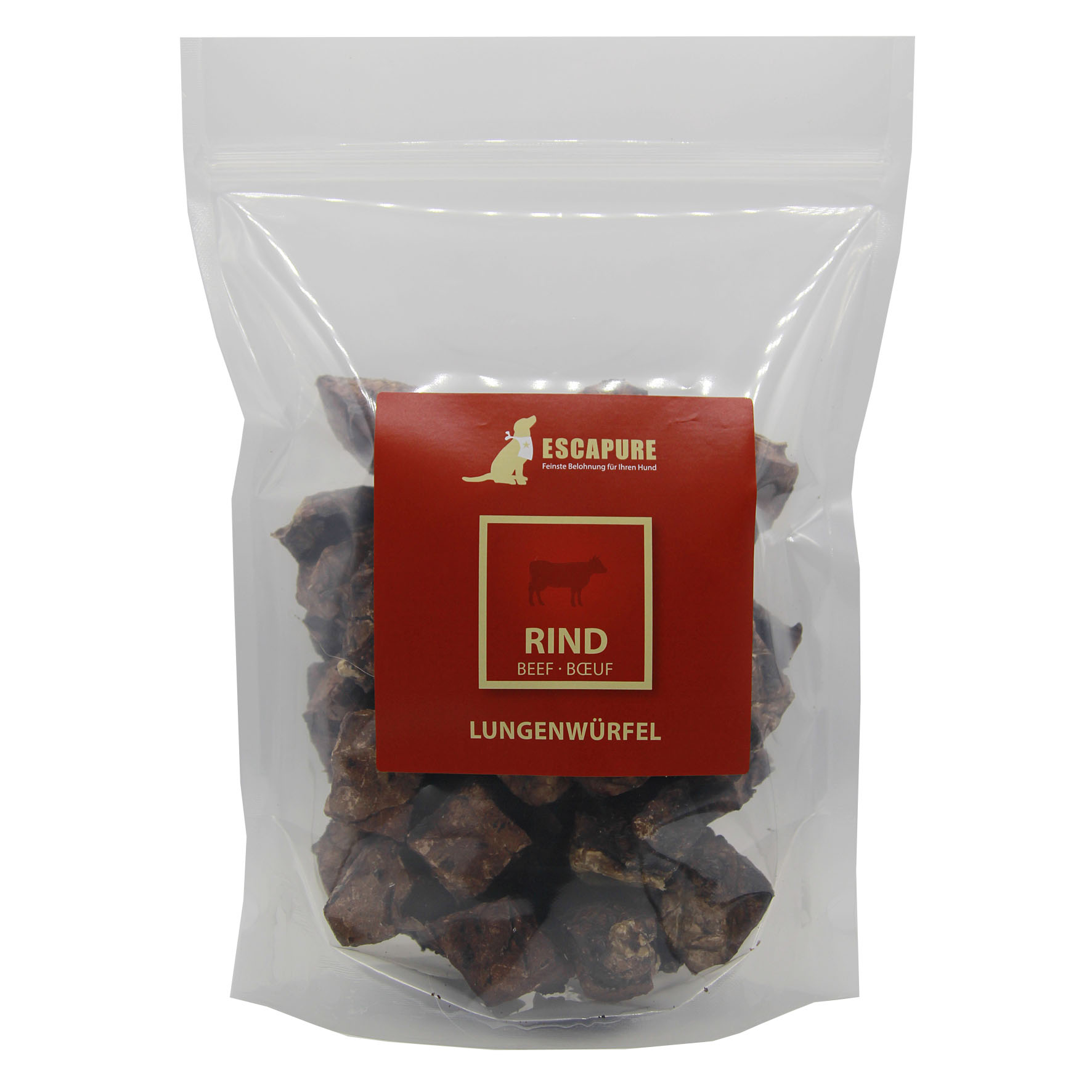 Escapure Rinder Lungenwürfel, 130g