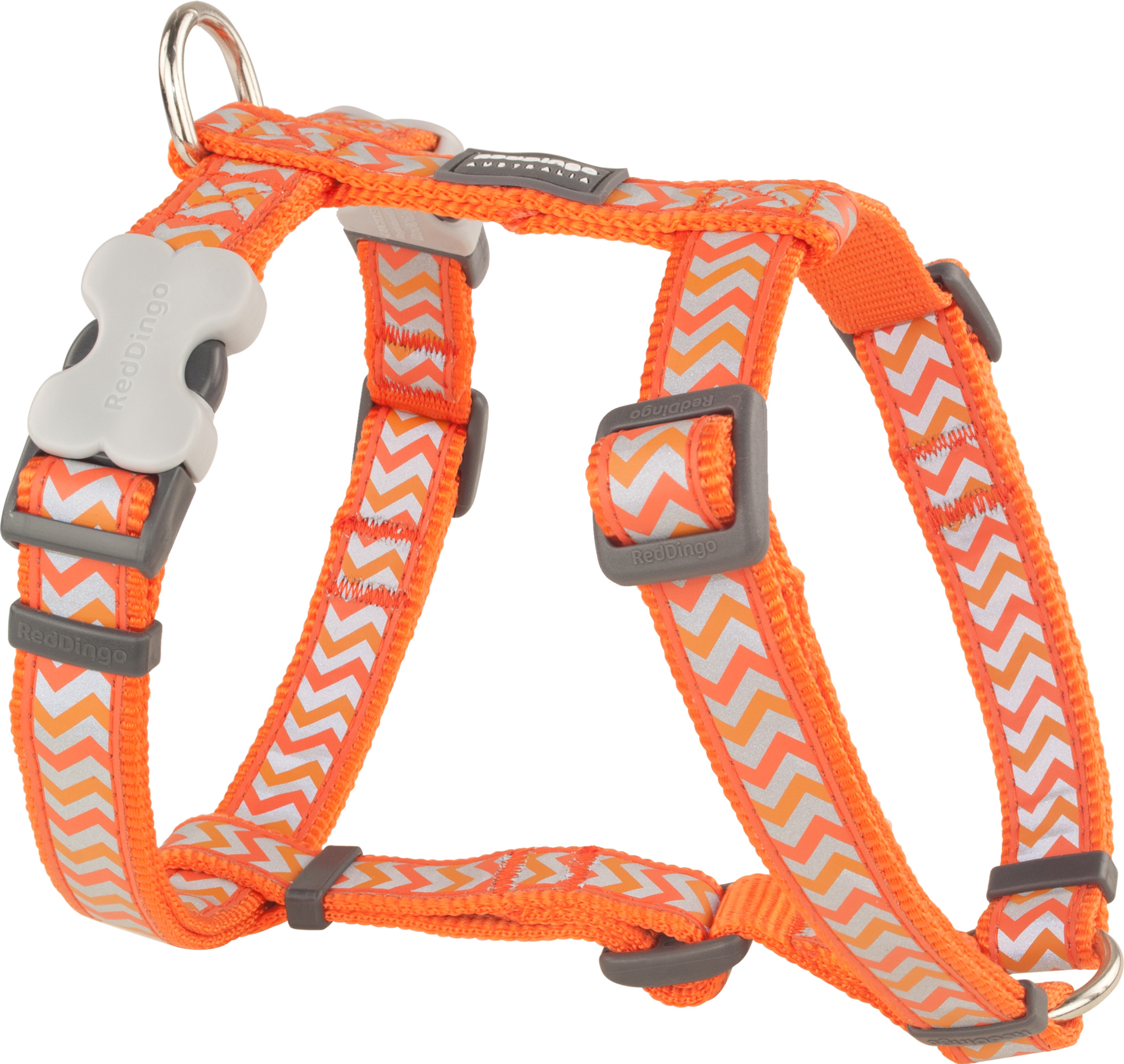 RedDingo Geschirr Reflective Ziggy Orange S