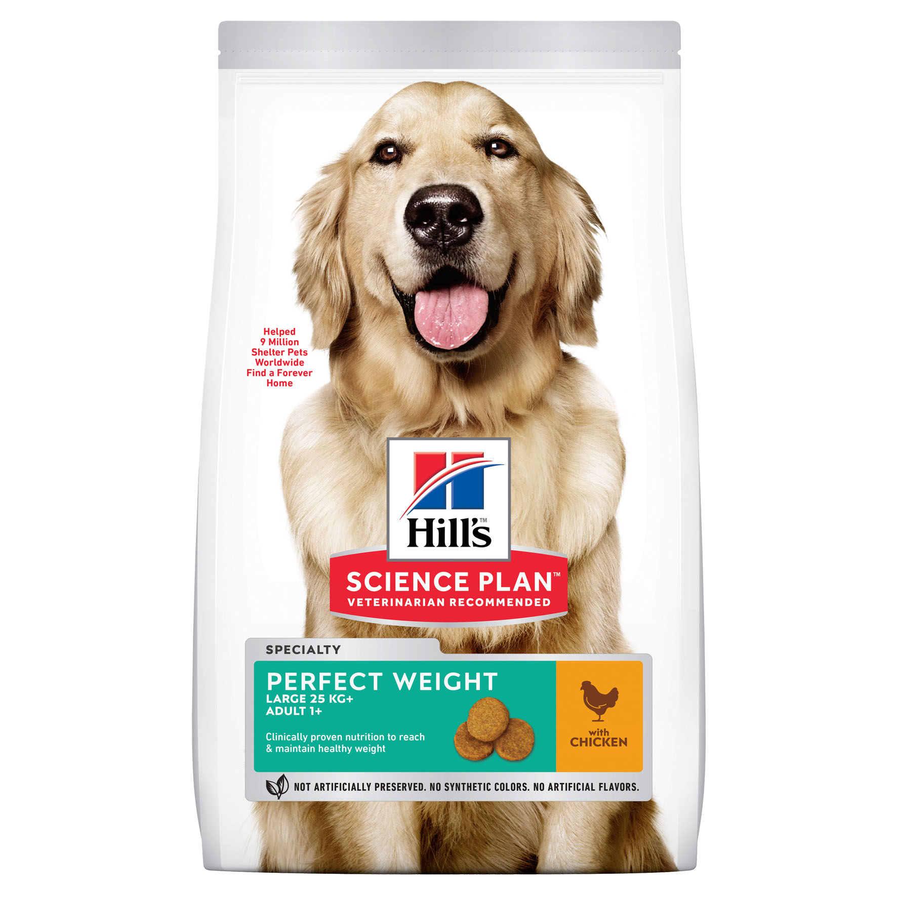Hill’s Science Plan Adult Perfect Weight, Large, Chicken 12kg