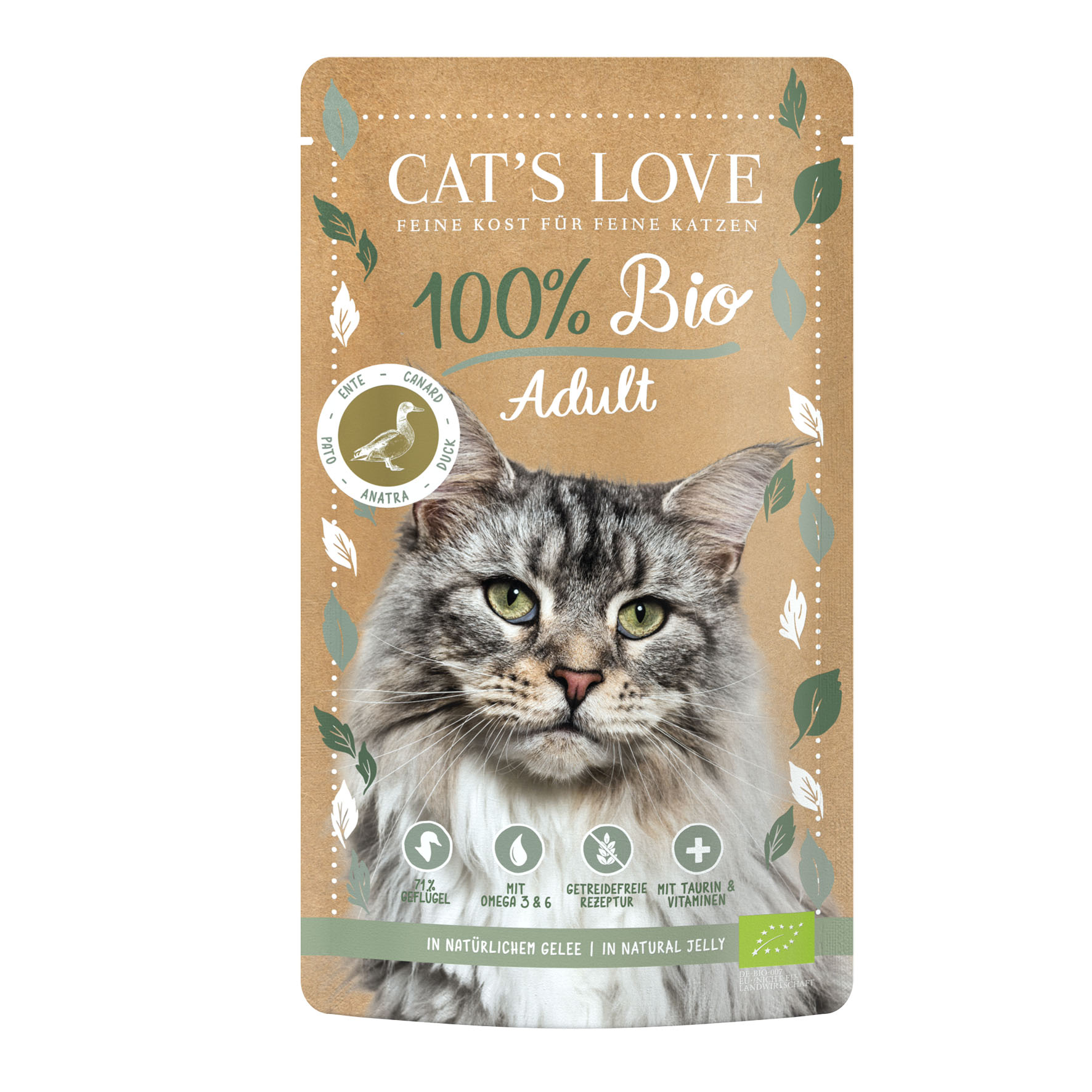 CAT'S LOVE ADULT BIO Ente, 100g