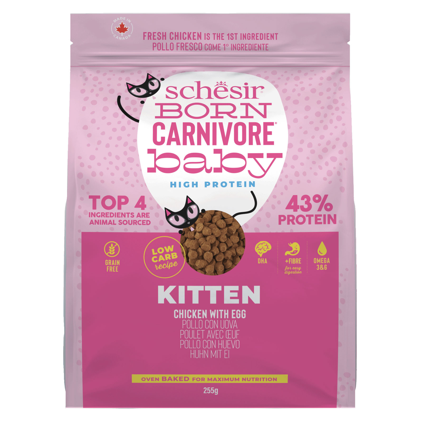 Schesir Born Carnivore Kitten Huhn&Ei