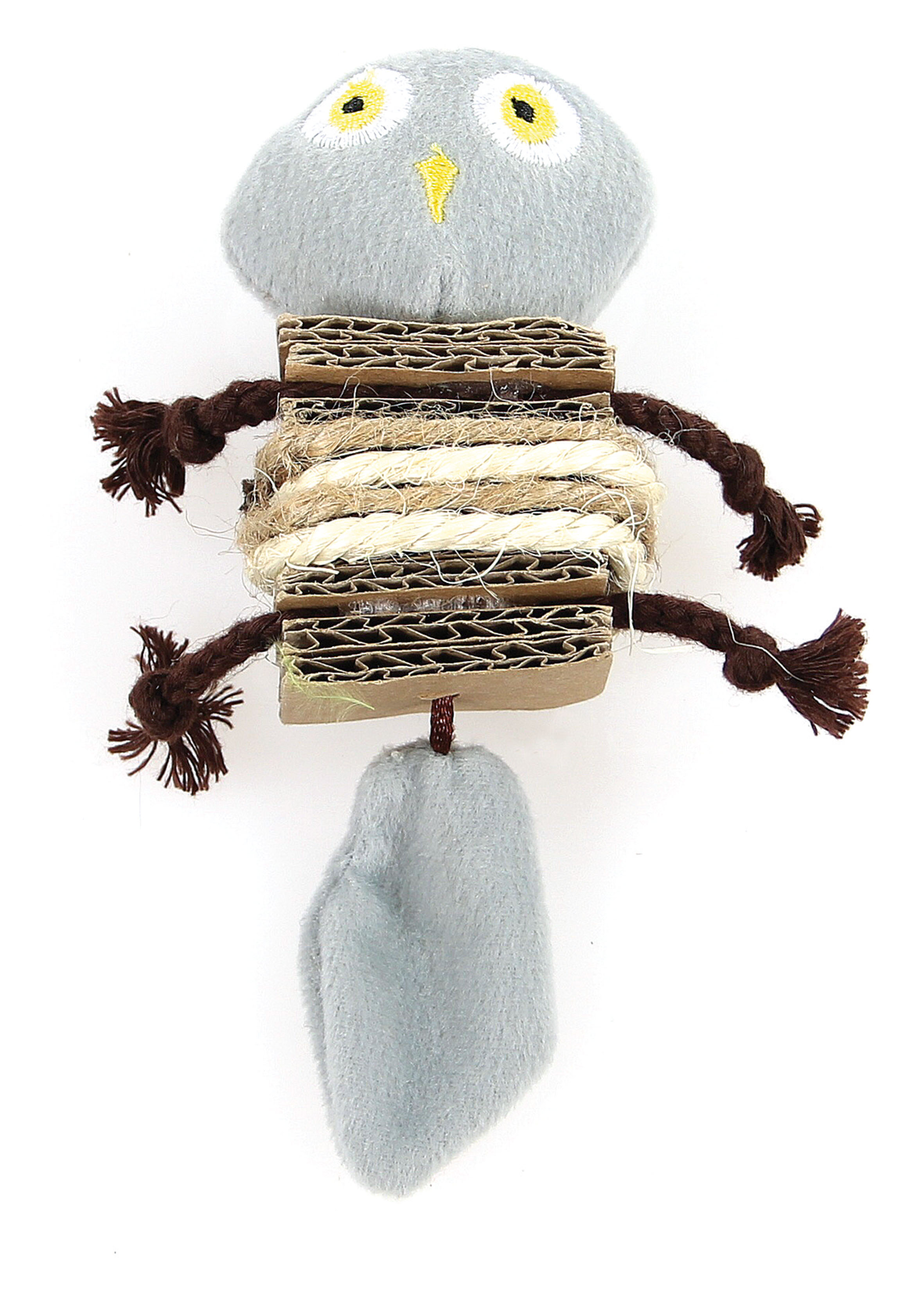 swisspet Eule grau, 8.5cm