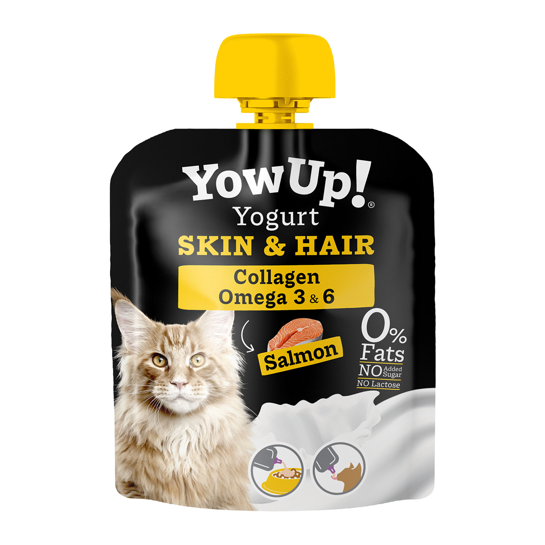 Yowup! Joghurt Skin&Hair mit Lachs, 85g