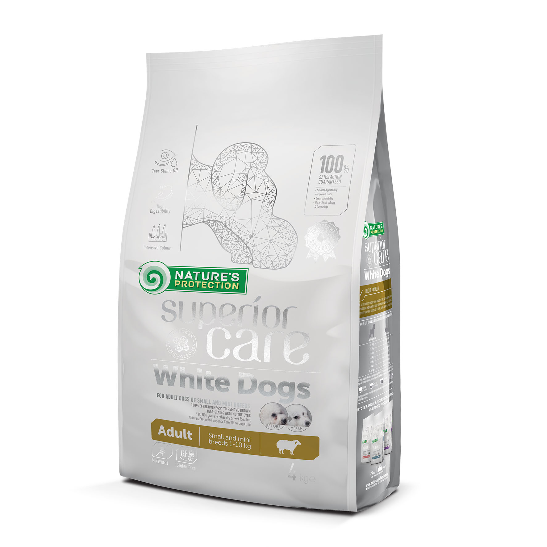 Superior Care White Dogs, Small & Mini, Lamm 4kg