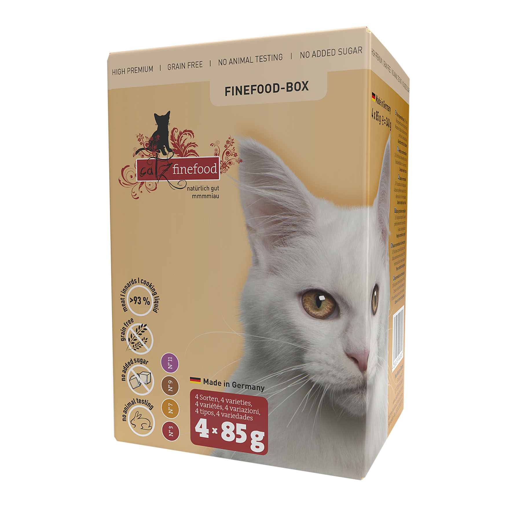 Catz finefood Classic Gourmetbox I, Senior, 4x85g