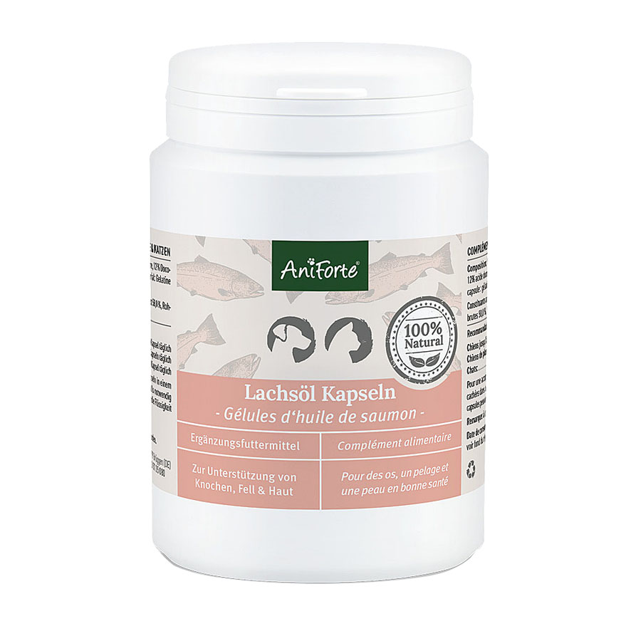 AniForte Huile de saumon en gélules 200 pcs.