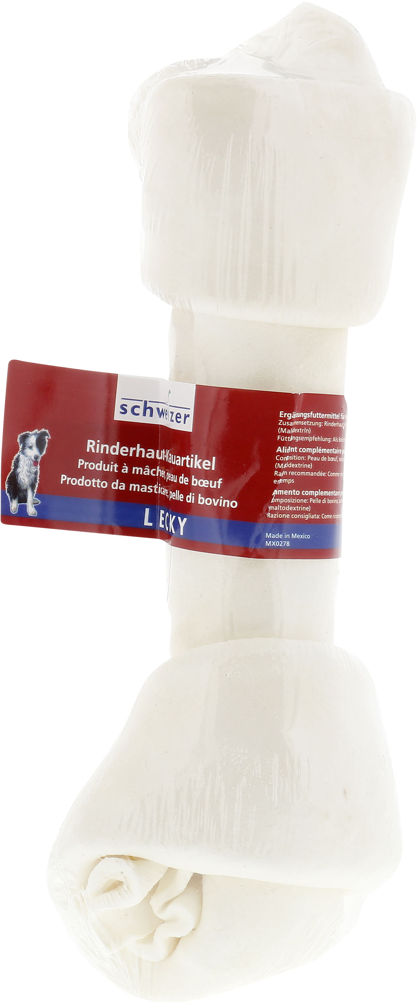 Lecky Kauknochen natur 20-23cm