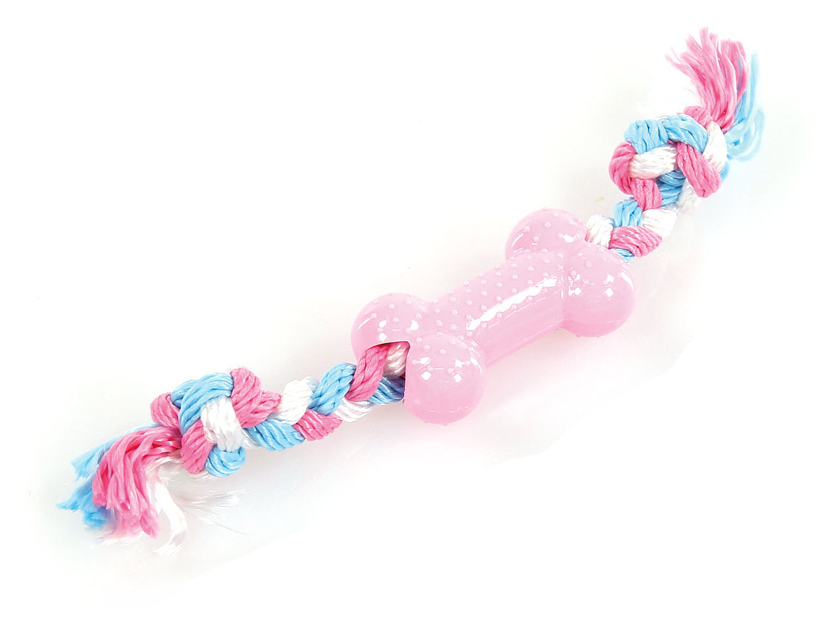 swisspet Puppy-Play Knochen, rosa