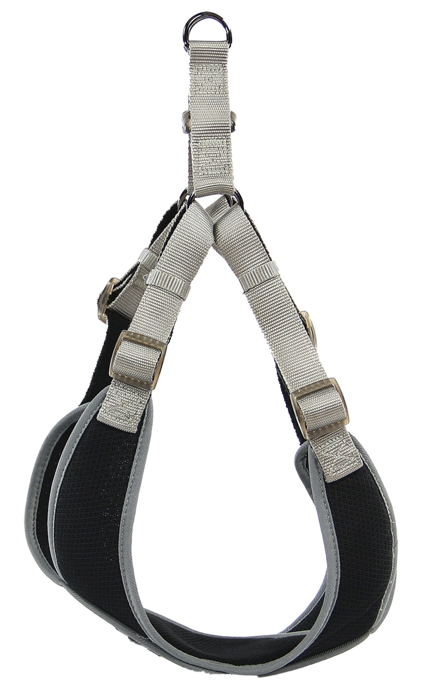 swisspet Hundegeschirr Femi, reflektierend, schwarz S=Brust:68-85cm;Hals:58-68cm