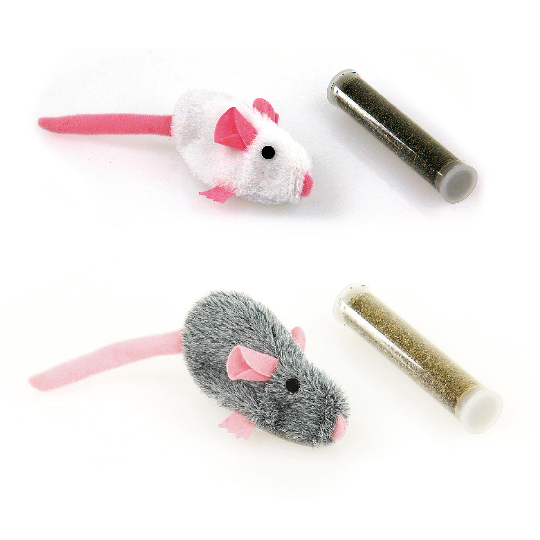 swisspet Plüschmaus mit Catnip-Trommel