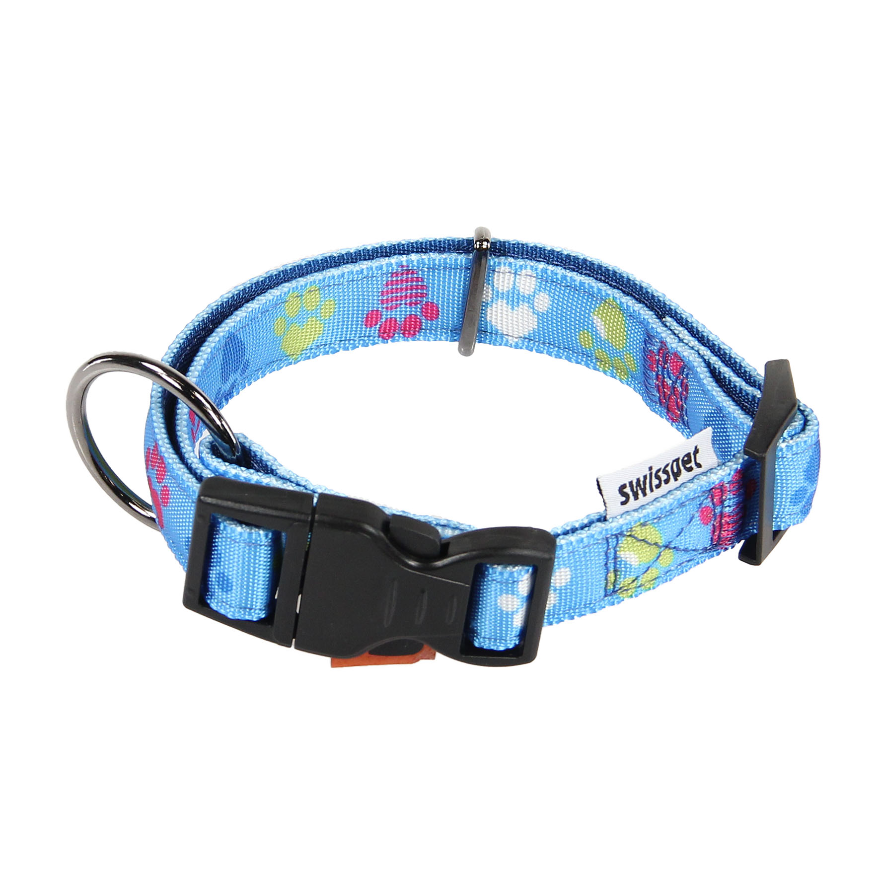 TrendLine Halsband & Fu?hrleine Paws & Love, hellblau