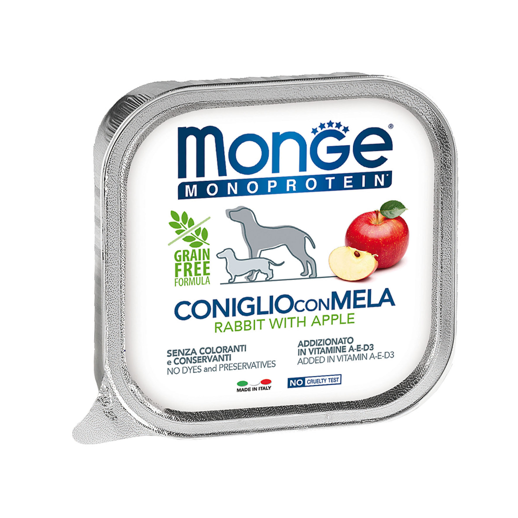 Monge Dog Monoprotein Rabbit&Apple, 150g