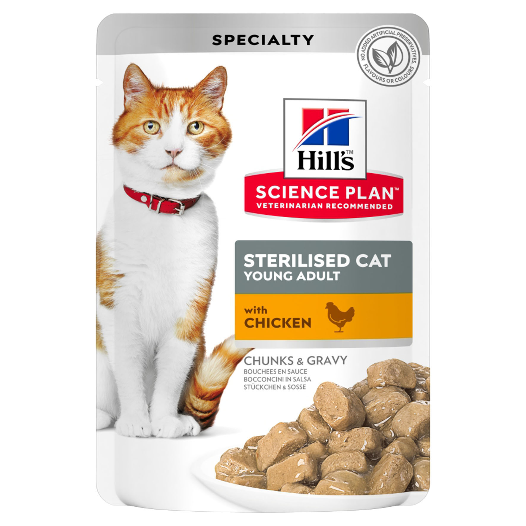Hill's Science Plan Sterilised Cat Young Adult, Chicken, 85g