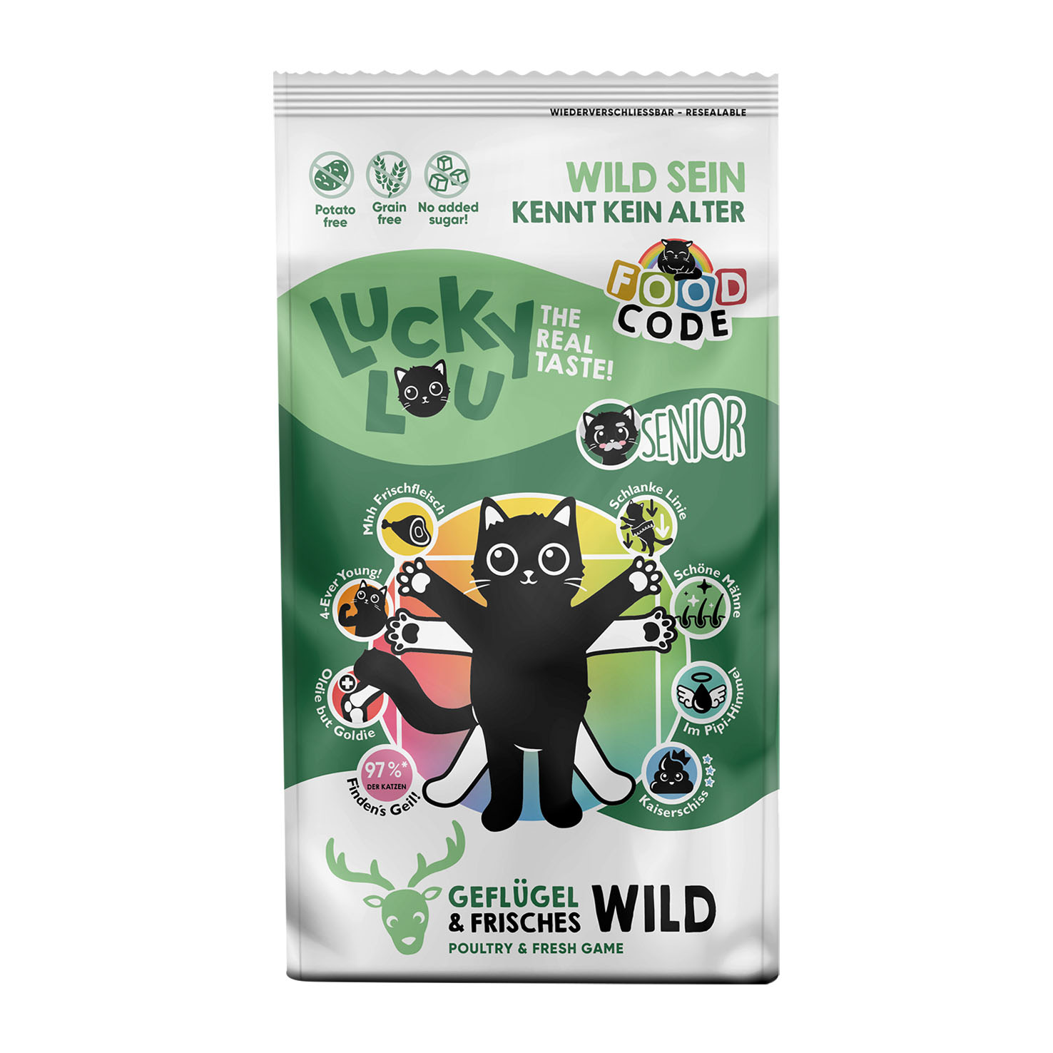 Lucky Lou Senior Geflügel & Wild, 340g