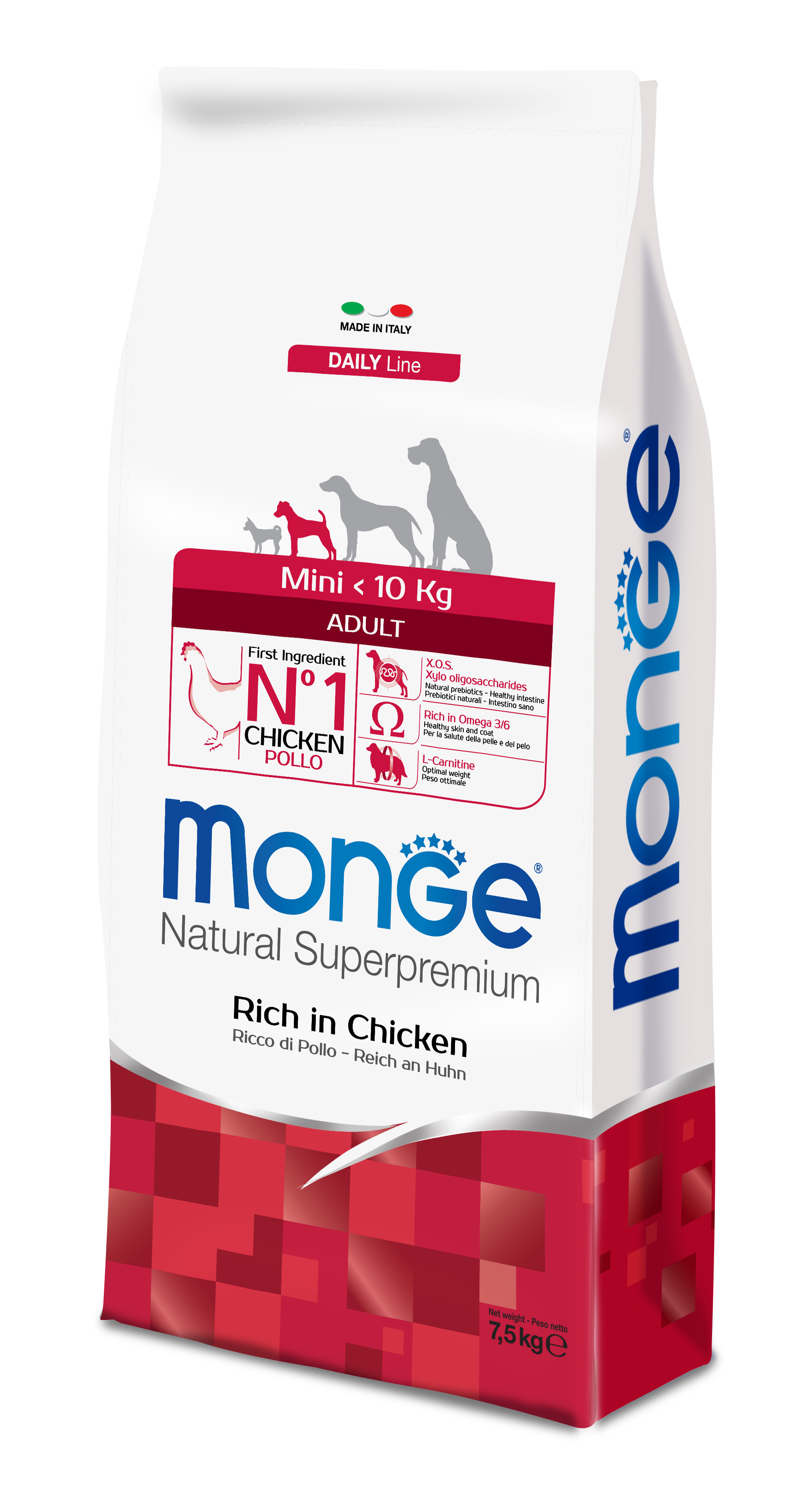 Monge Dog Adult Mini Chicken, 7,5kg