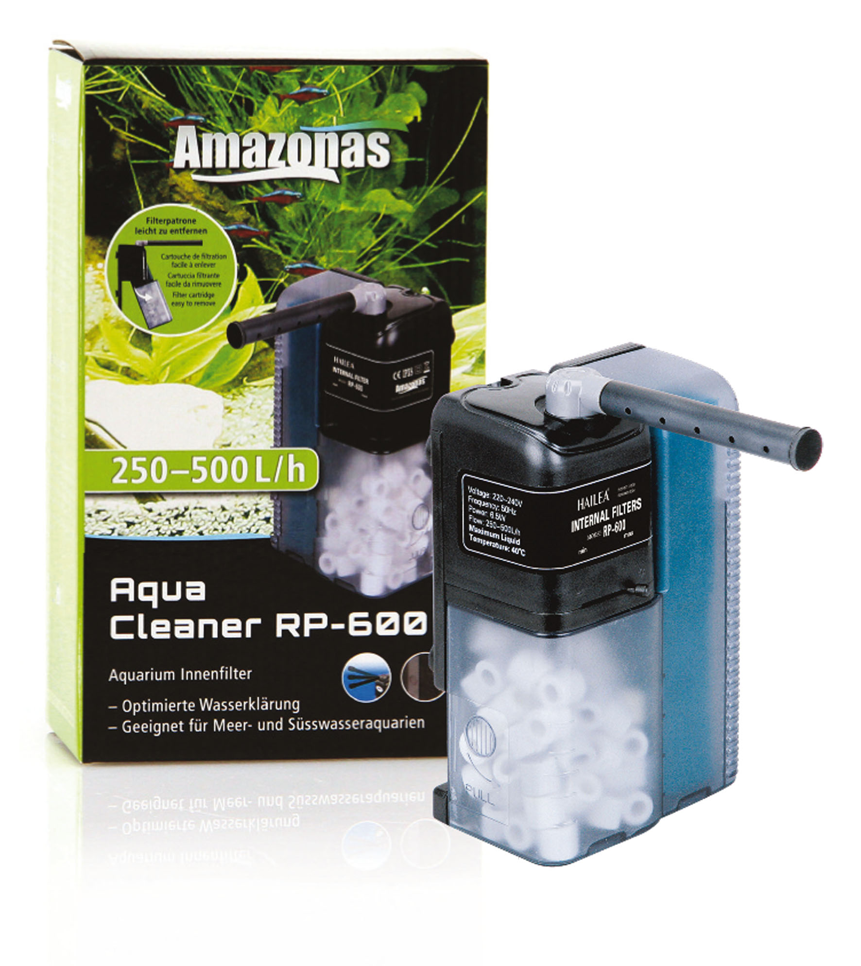 Amazonas Innenfilter Aqua Cleaner RP, 50l/h – 500l/h