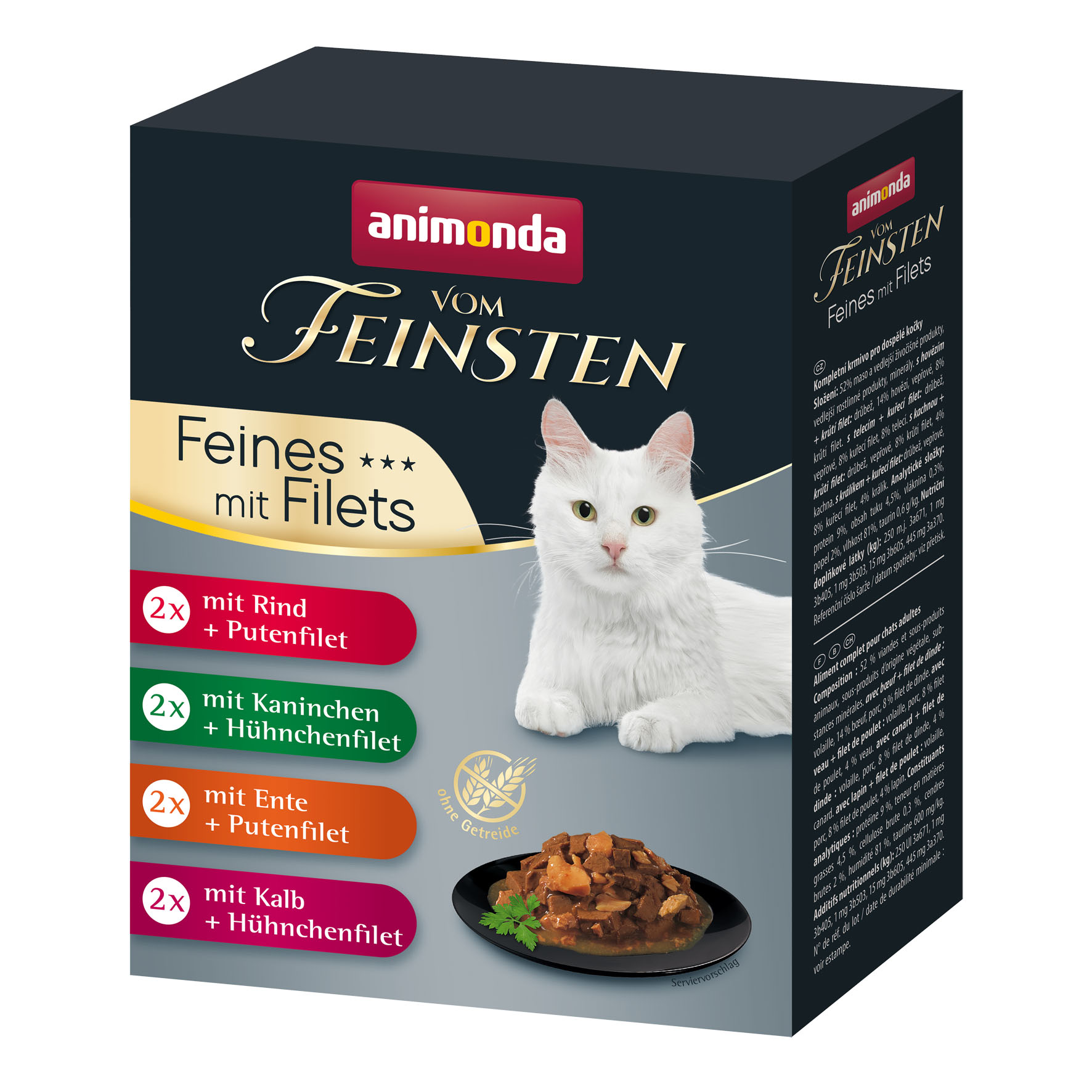 animonda Vom Feinsten Adult Fine Vielfalt avec filets, 8x85g