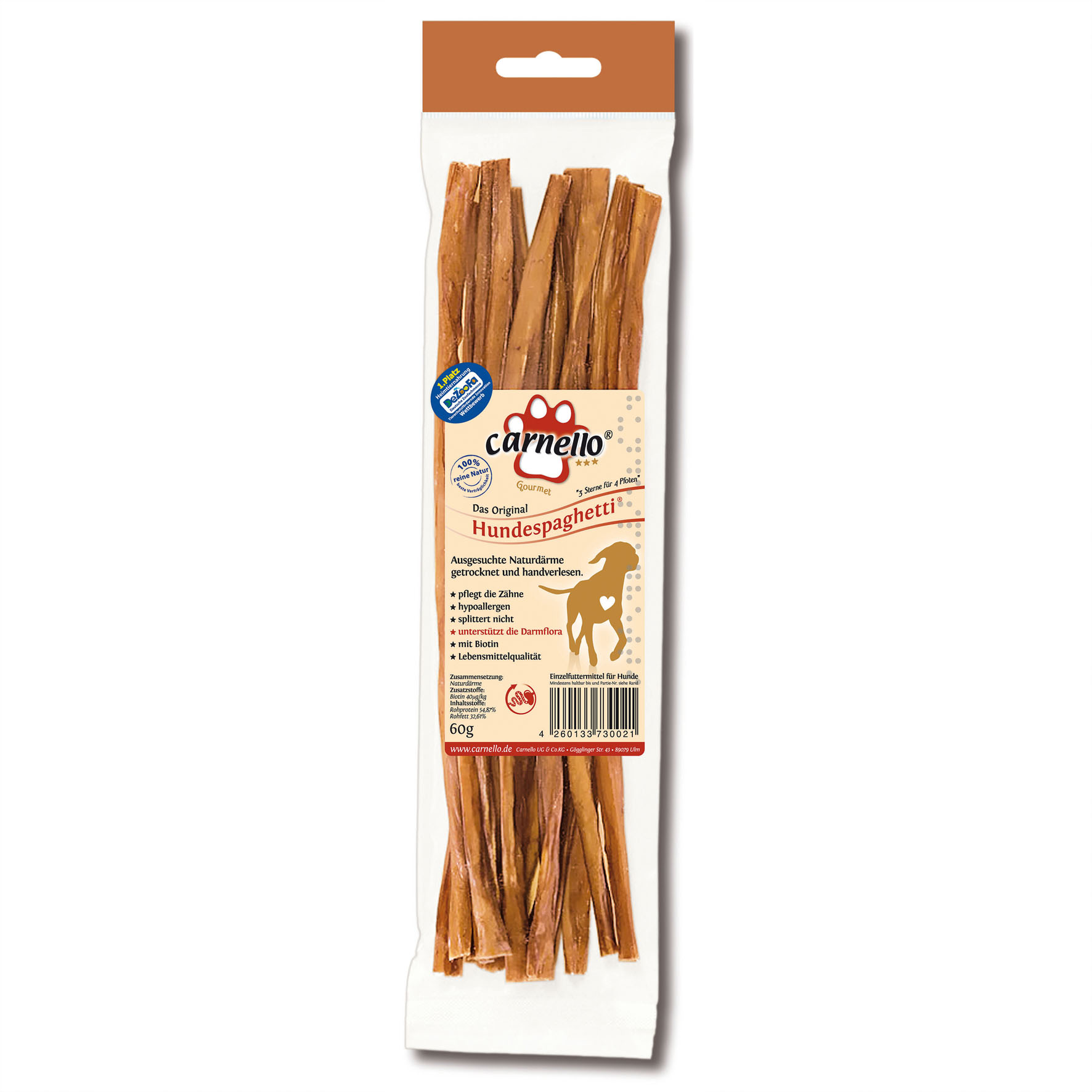 Carnello spaghetti pour chiens