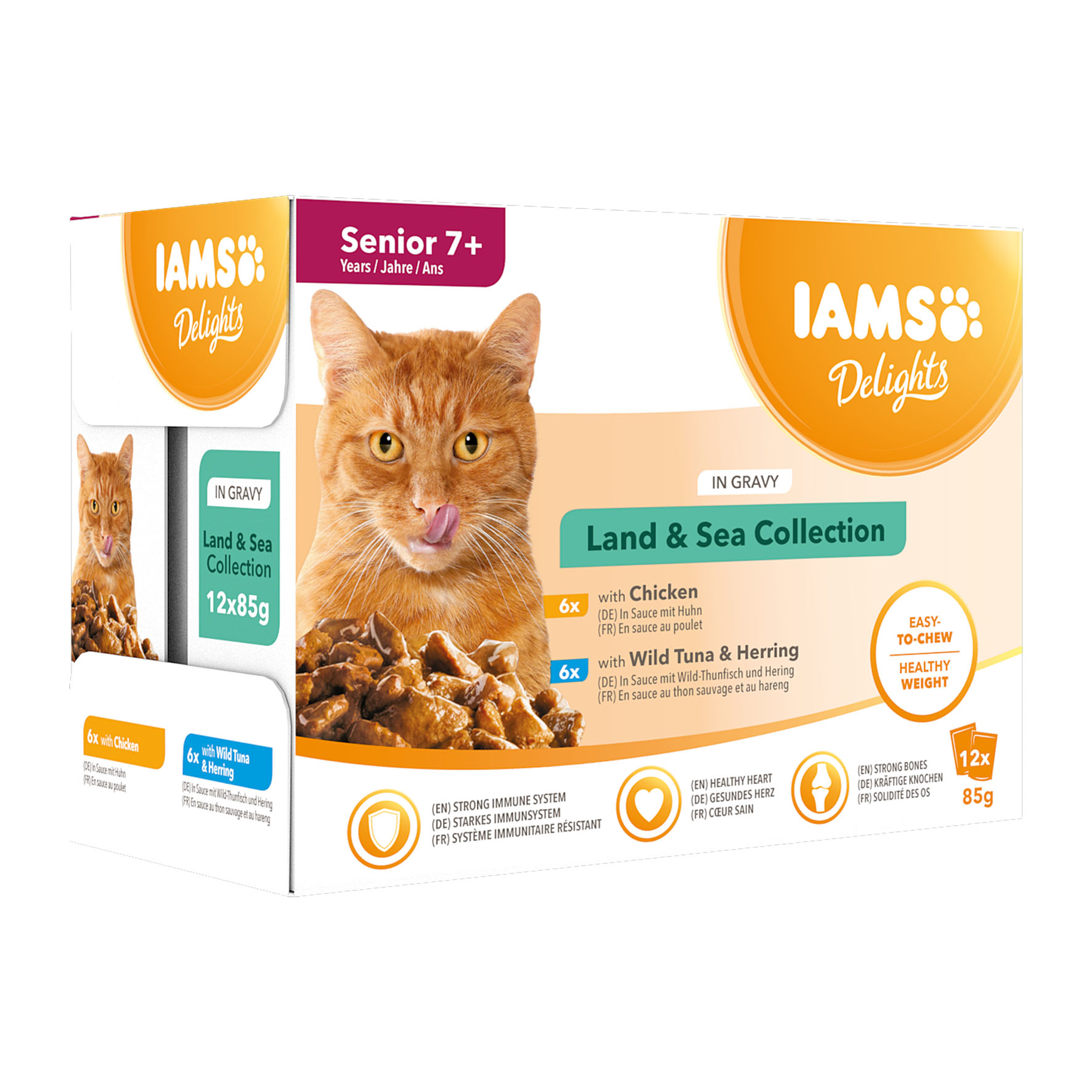 Iams Delights Adult Sea Mix 12x85g
