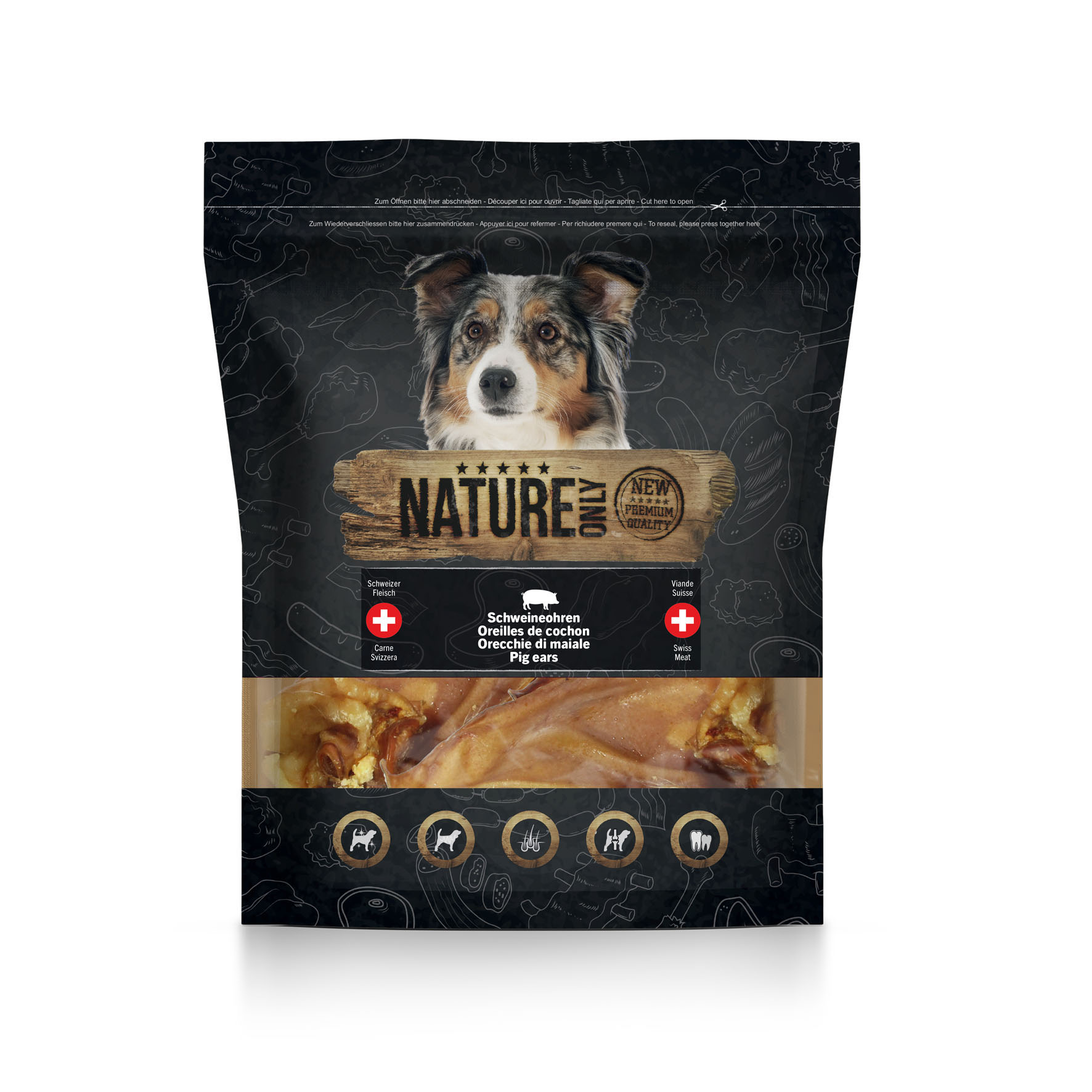Nature Only Oreilles de cochon – viande suisse