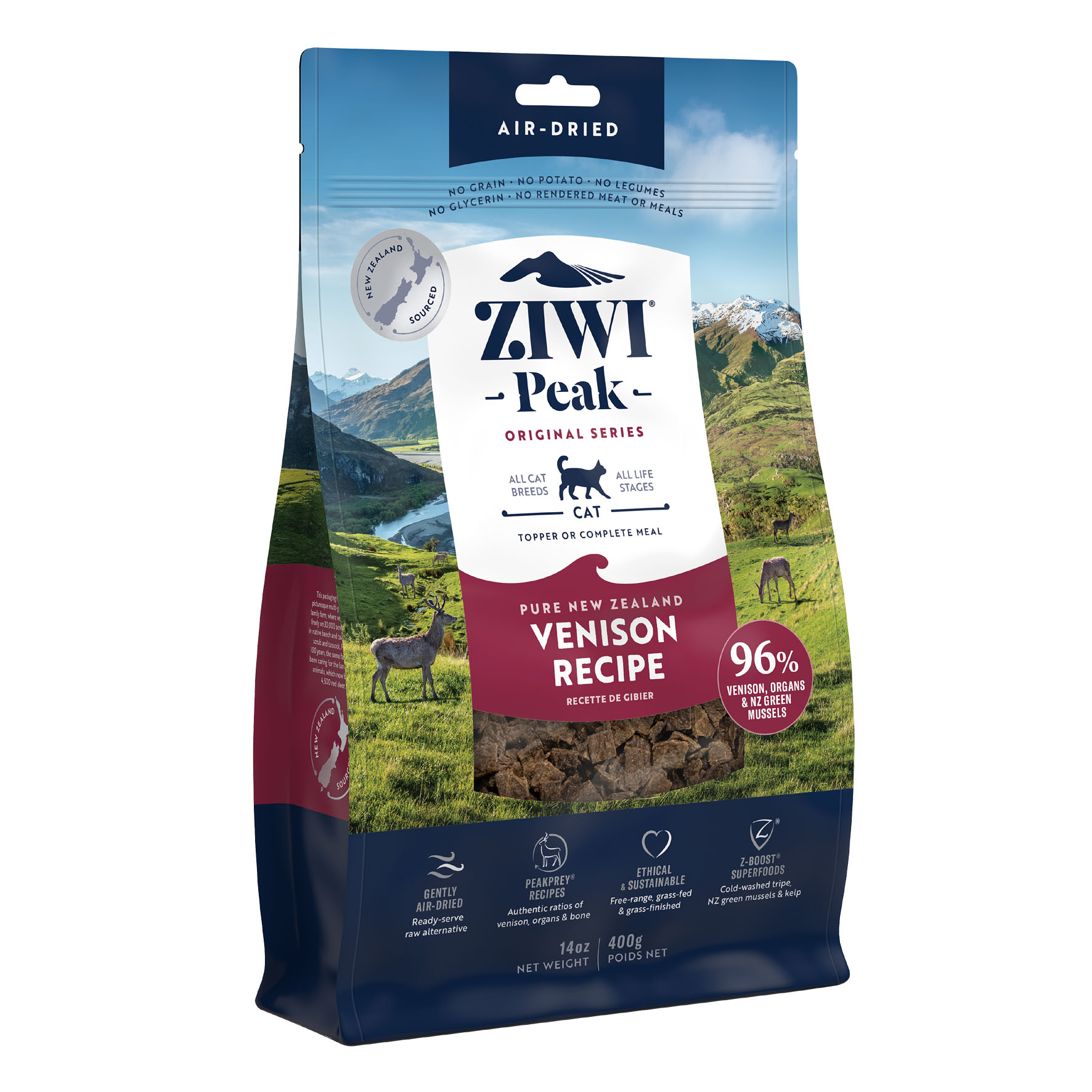 Ziwi Peak Original Air Dried Venison, 400g