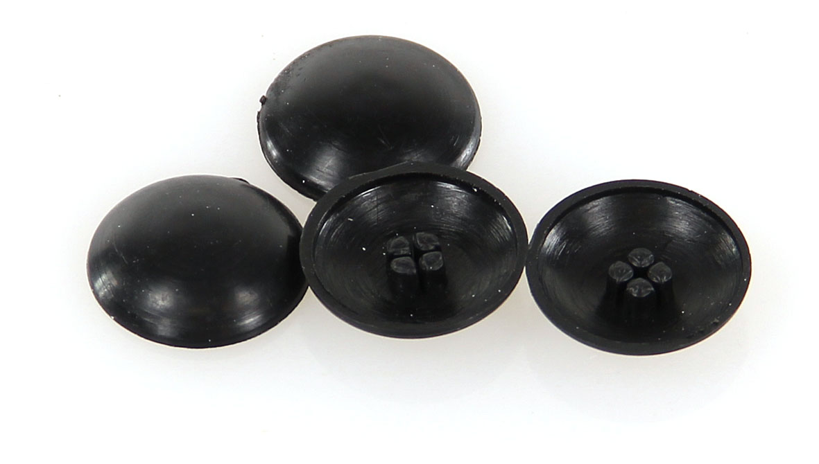 Plastikabdeckung schwarz 4 Stk für M10 Kopfschraube