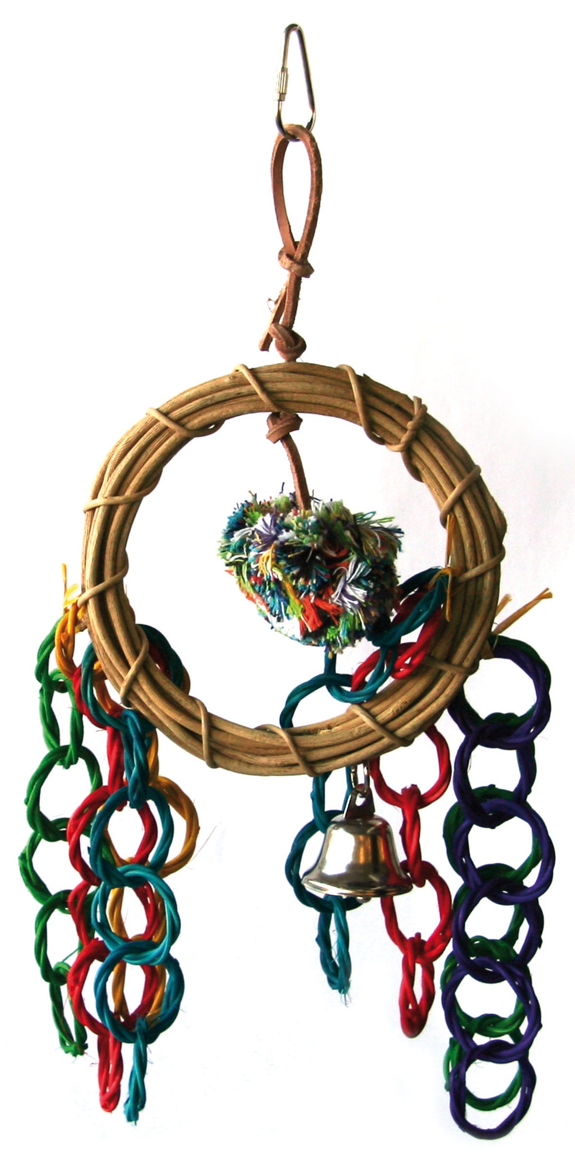swisspet Vogelspielzeug mit Spielring und Glöckchen