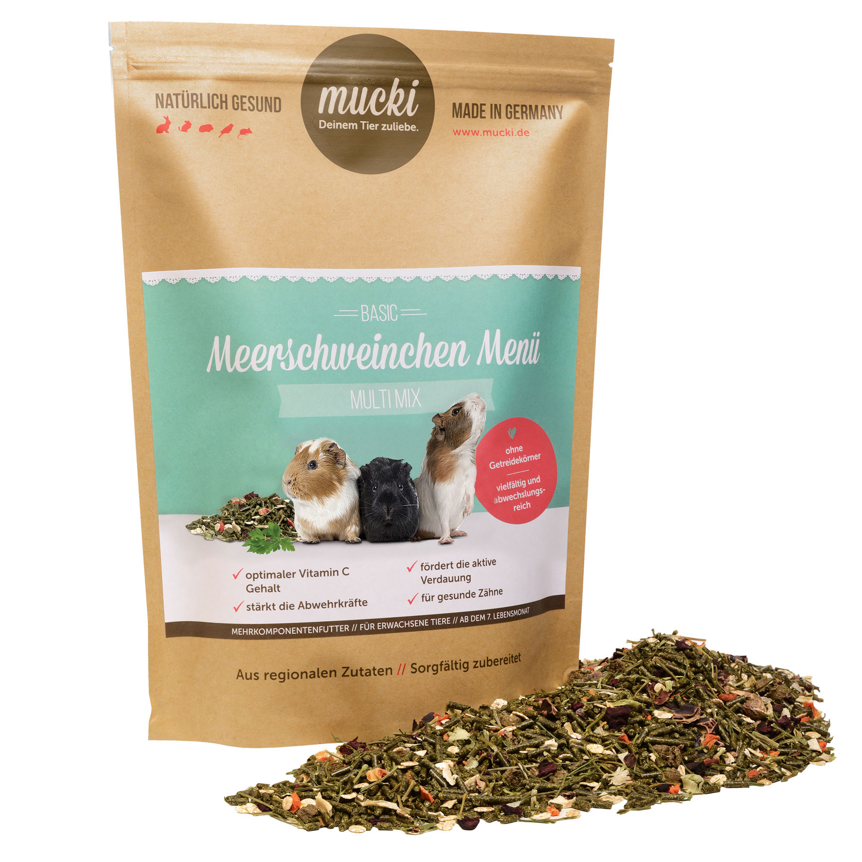 Mucki Meerschweinchen Menü MultiMix 750g