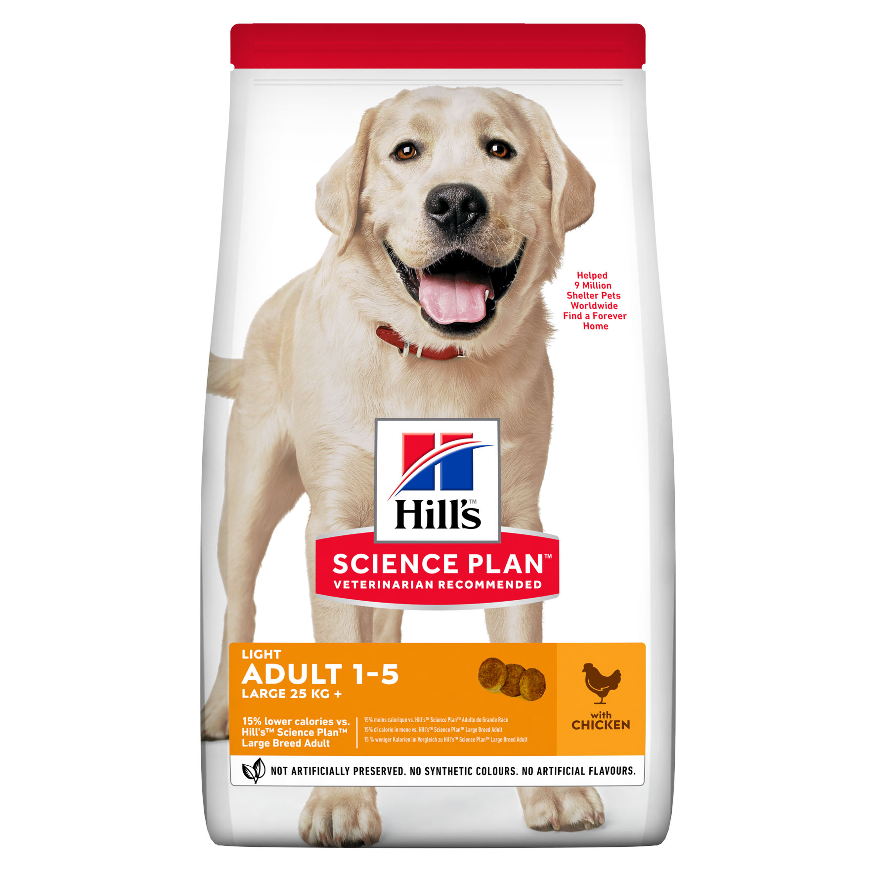 Hill’s Science Plan Adult Light, Large, Chicken 14kg