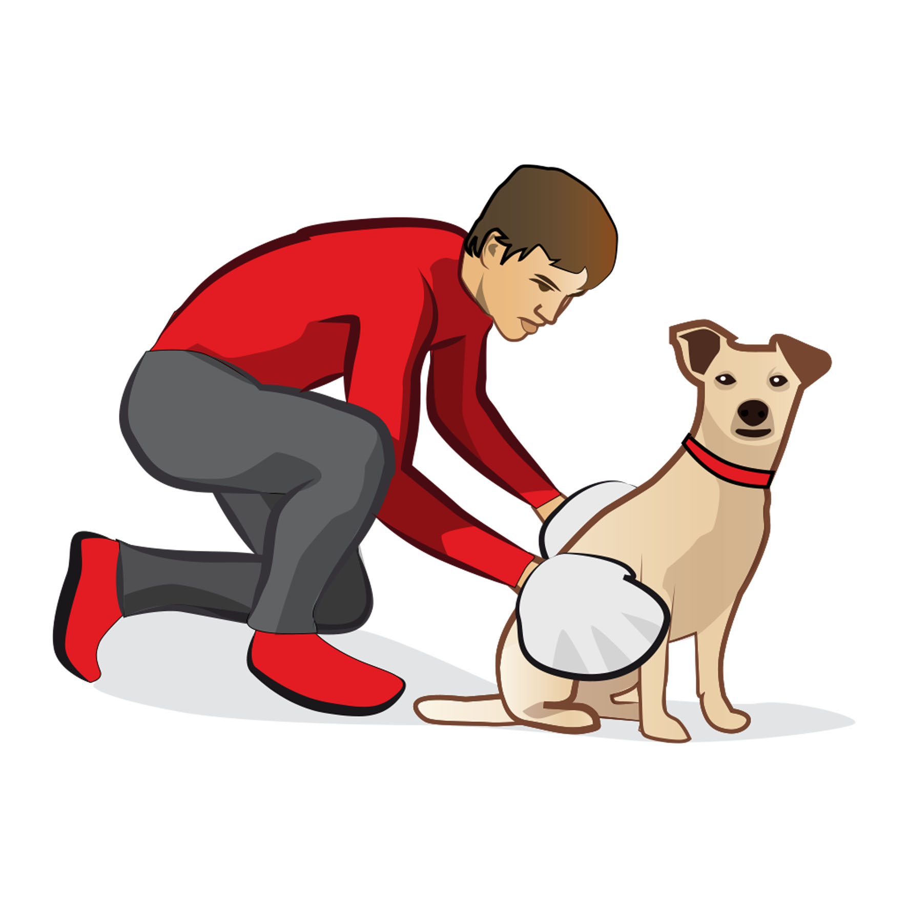 swisspet Feucht-Handschuh Cleany