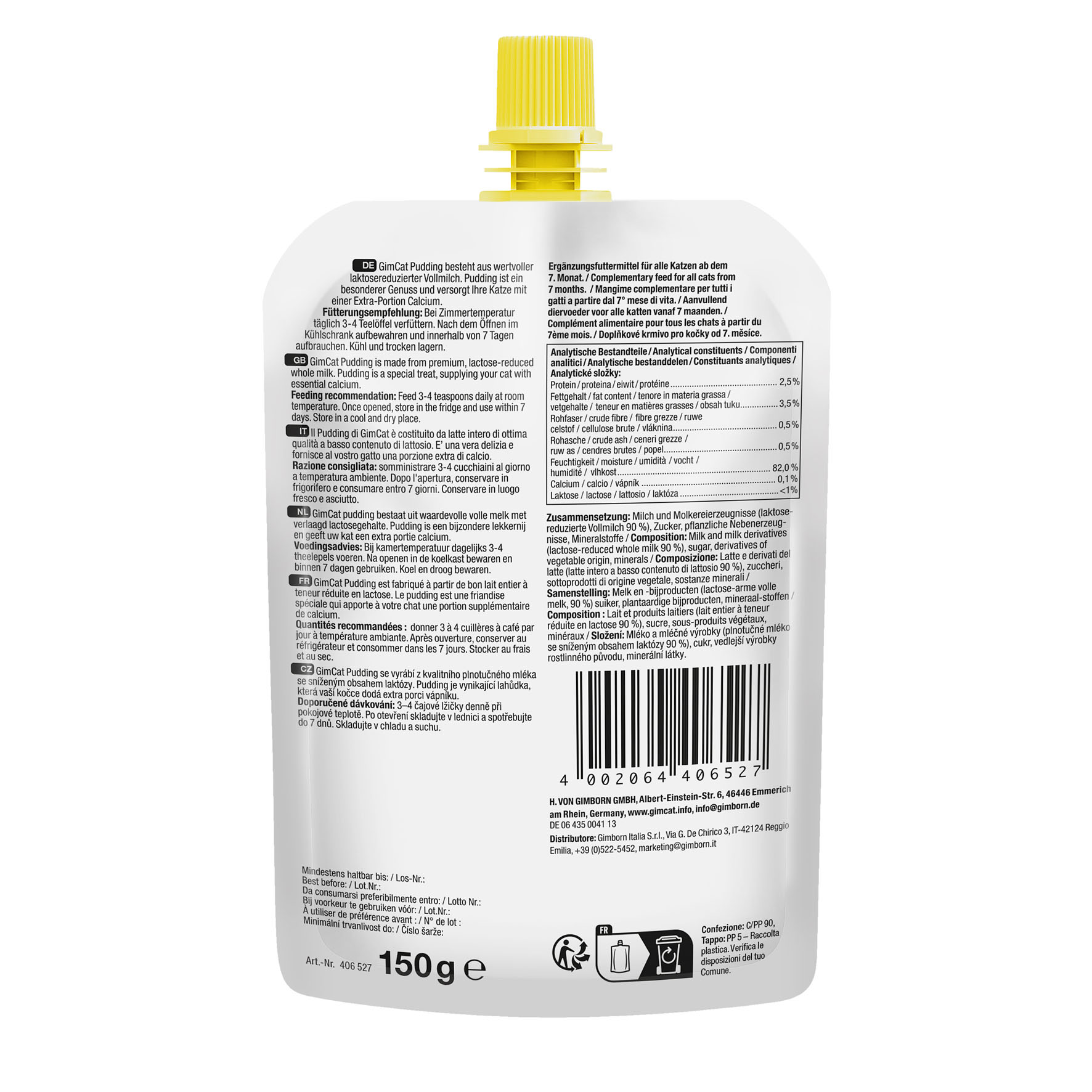 GimCat Katzen-Pudding, 150g