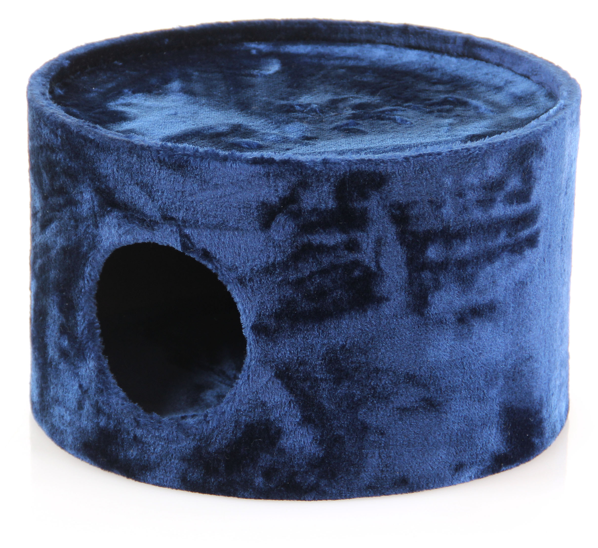 Höhle rund 1-Loch D=43cm  L=26cm blau