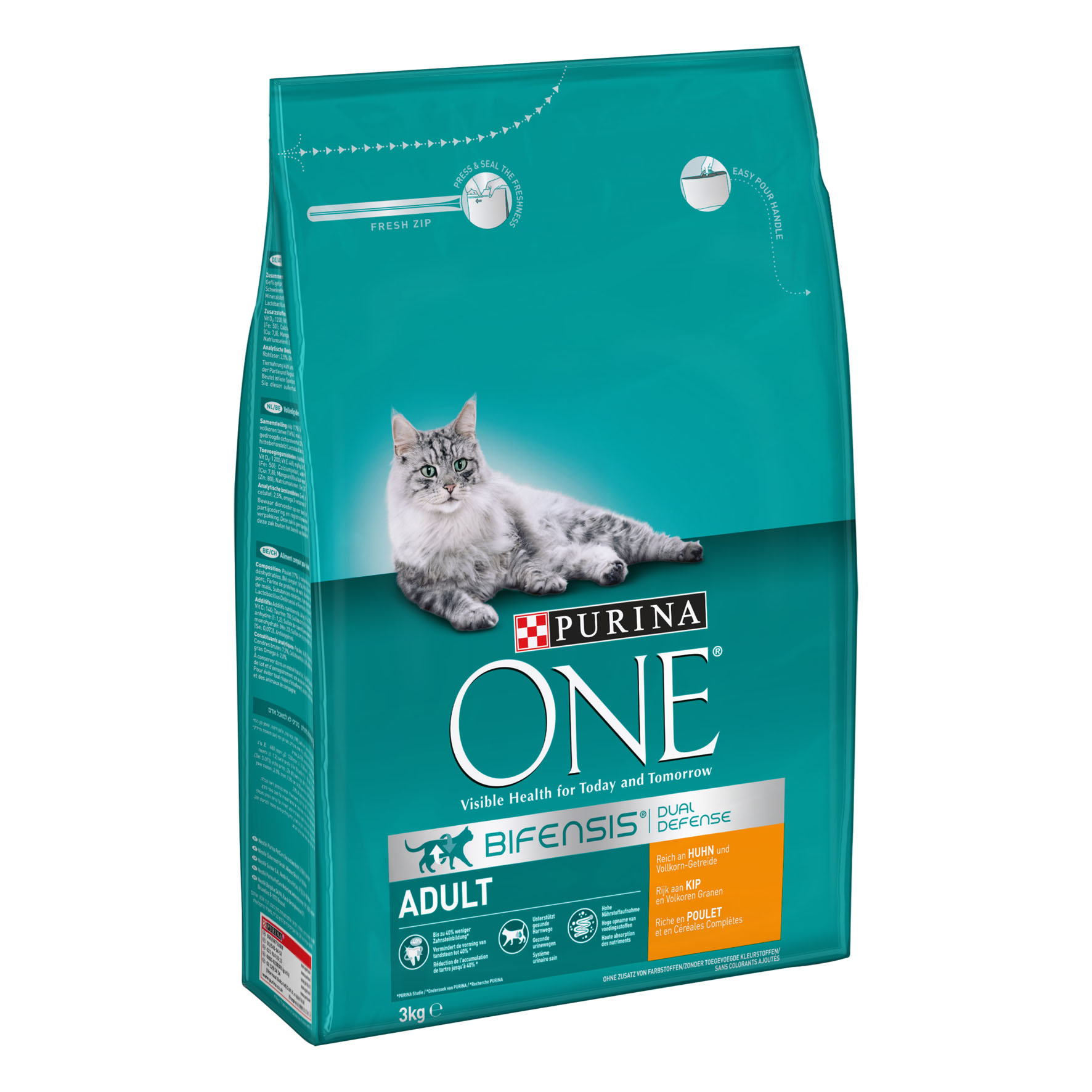 Purina ONE Adult Huhn & Vollkorn, 3kg