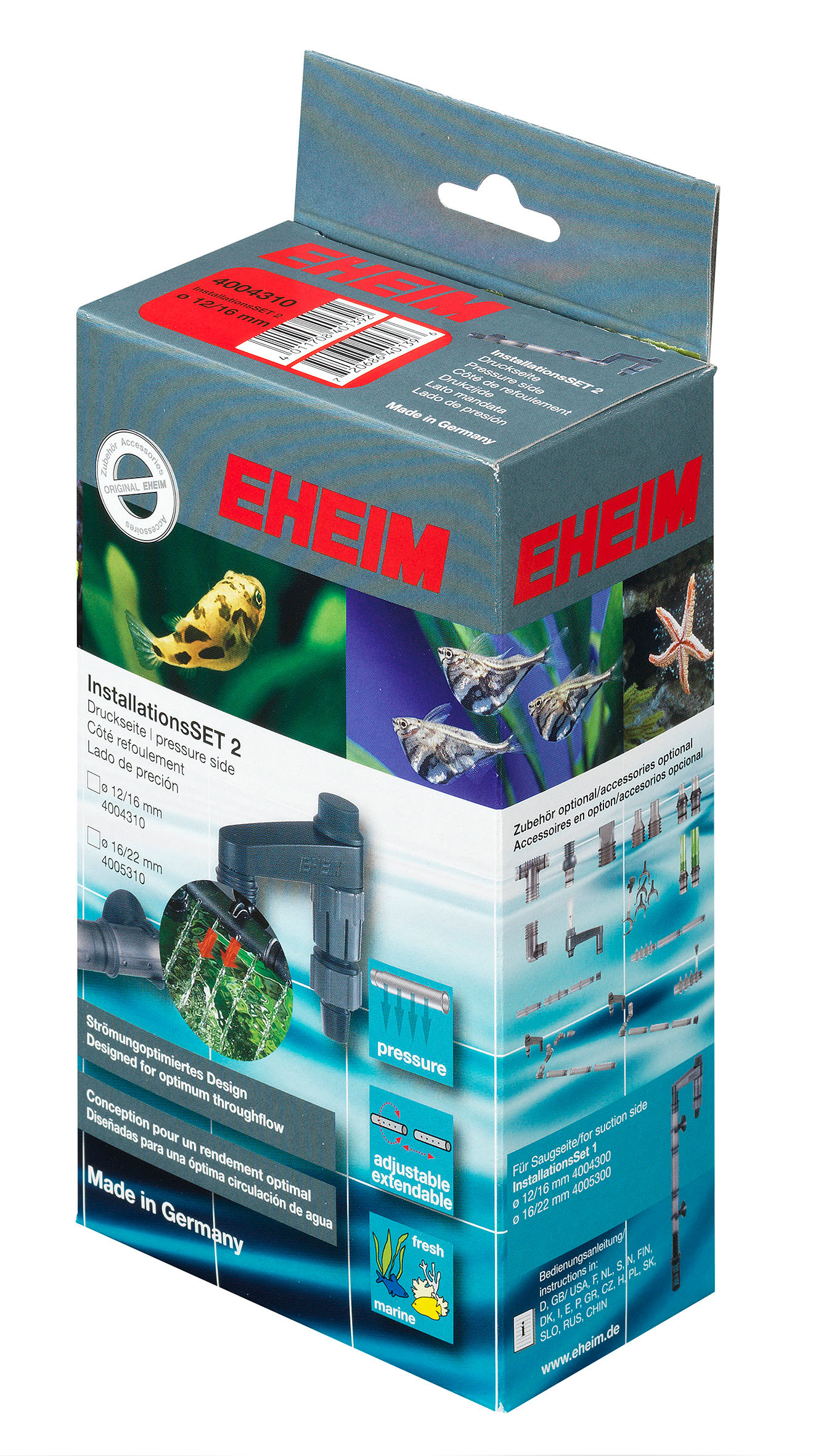Eheim KIT d’installation 2 pour tuyaux