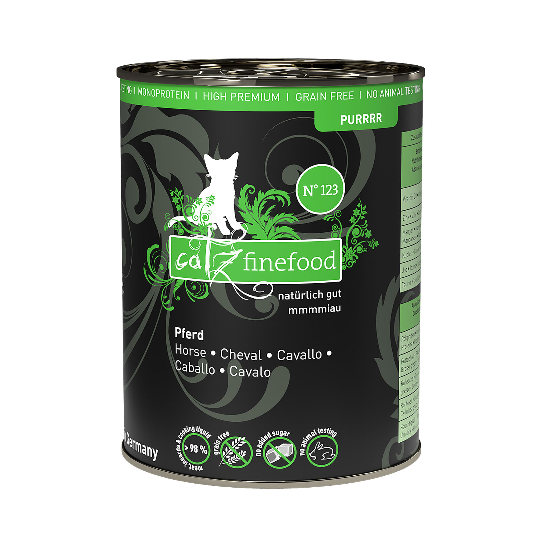 Catz Finefood Purrrr No. 123 mit Pferd, 400g