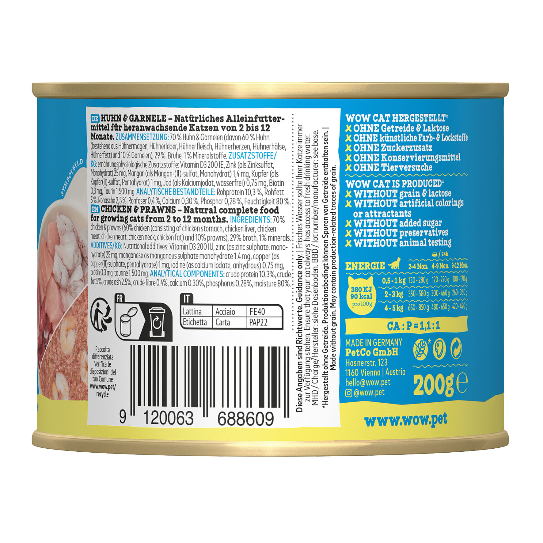 Junior Huhn & Garnele, 200g