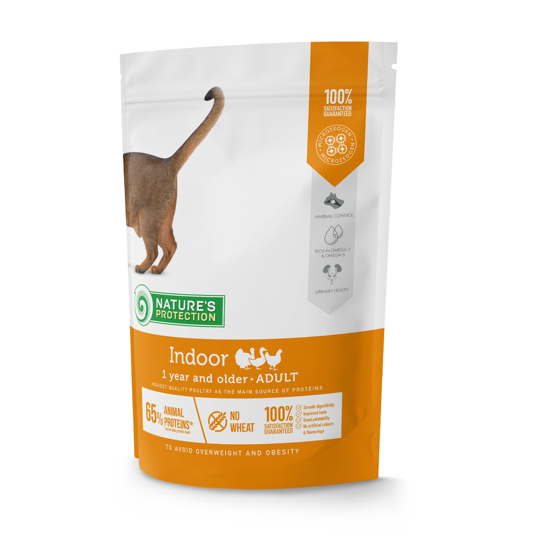 Nature's Protection Indoor für Katzen ab 1 Jahr mit Geflügel, 400g