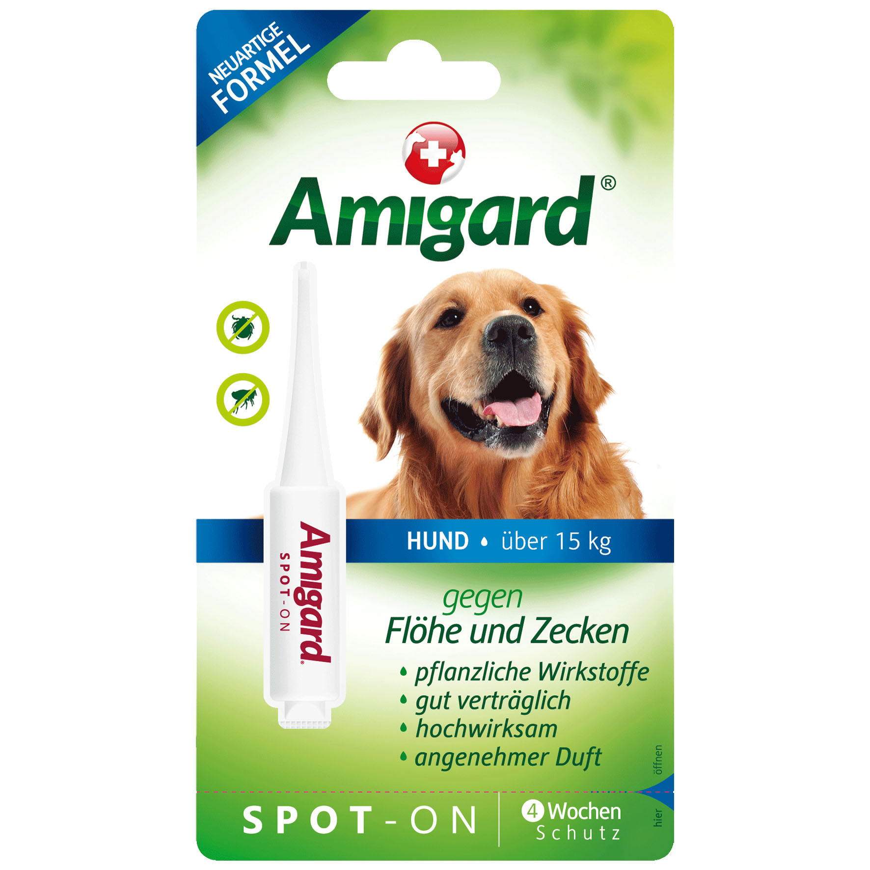 Amigard Spot-on für mittlere Hunde, 1x4ml