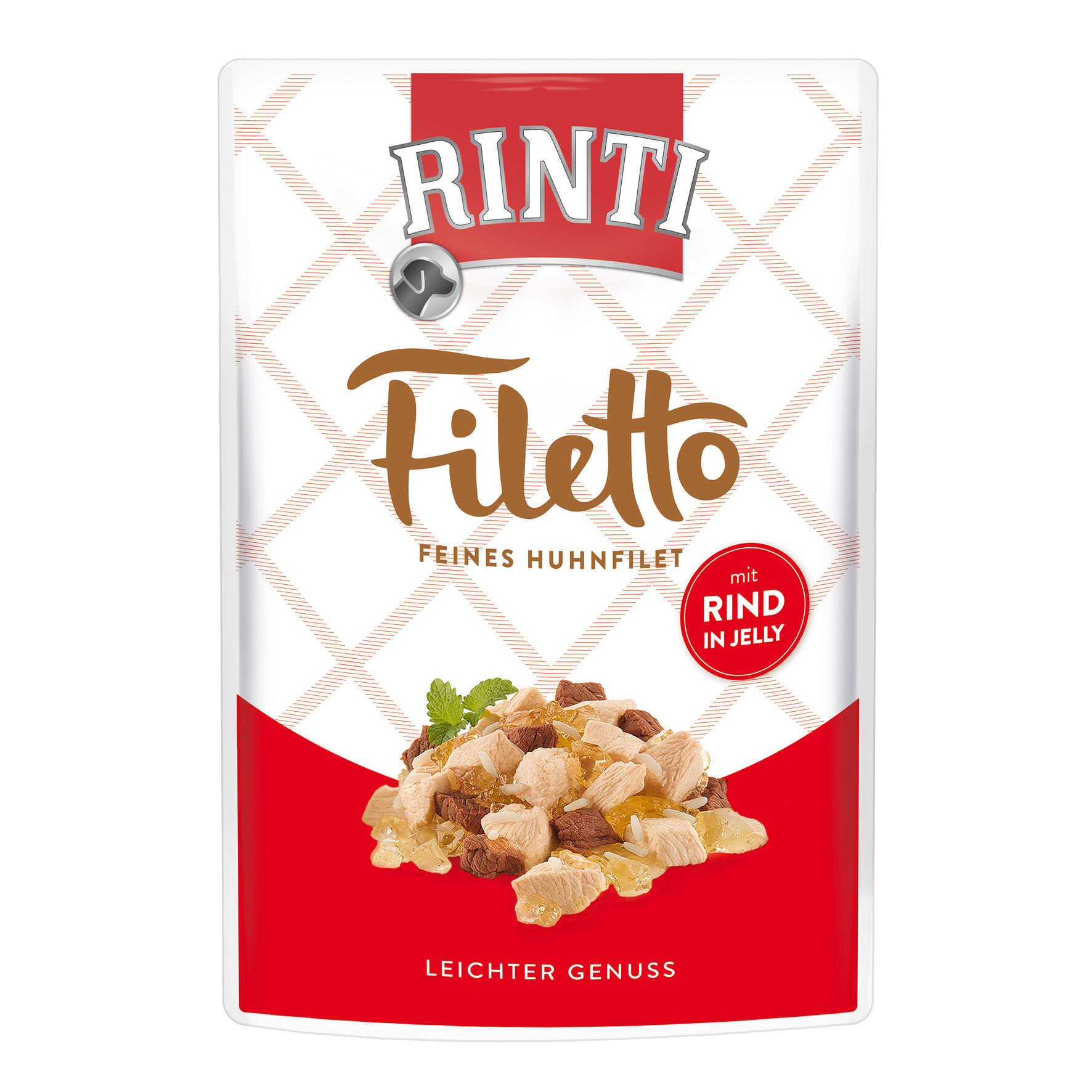 Rinti Filetto en gelée, poulet & boeuf, 100g