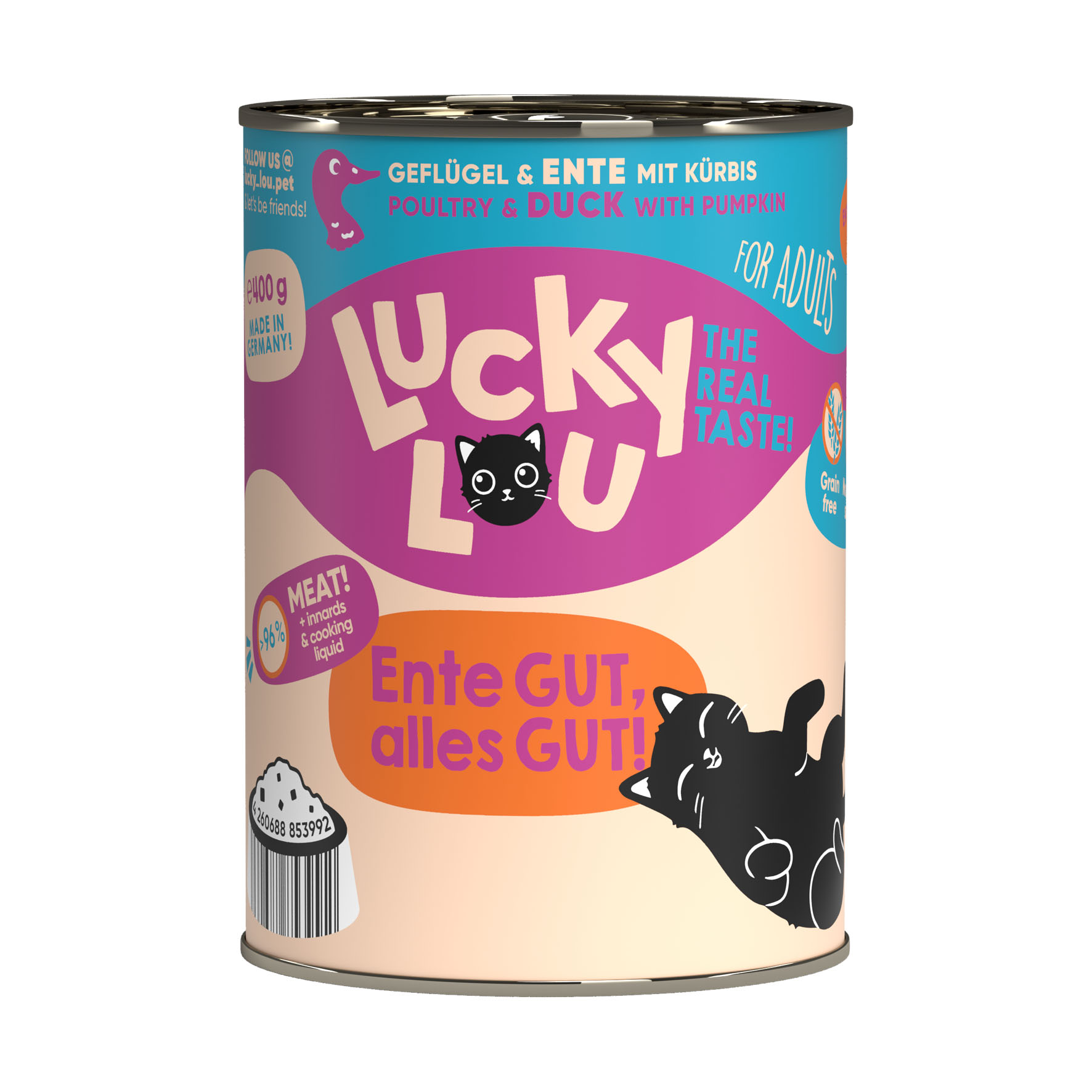 Lucky Lou Adult Geflügel & Ente 400g