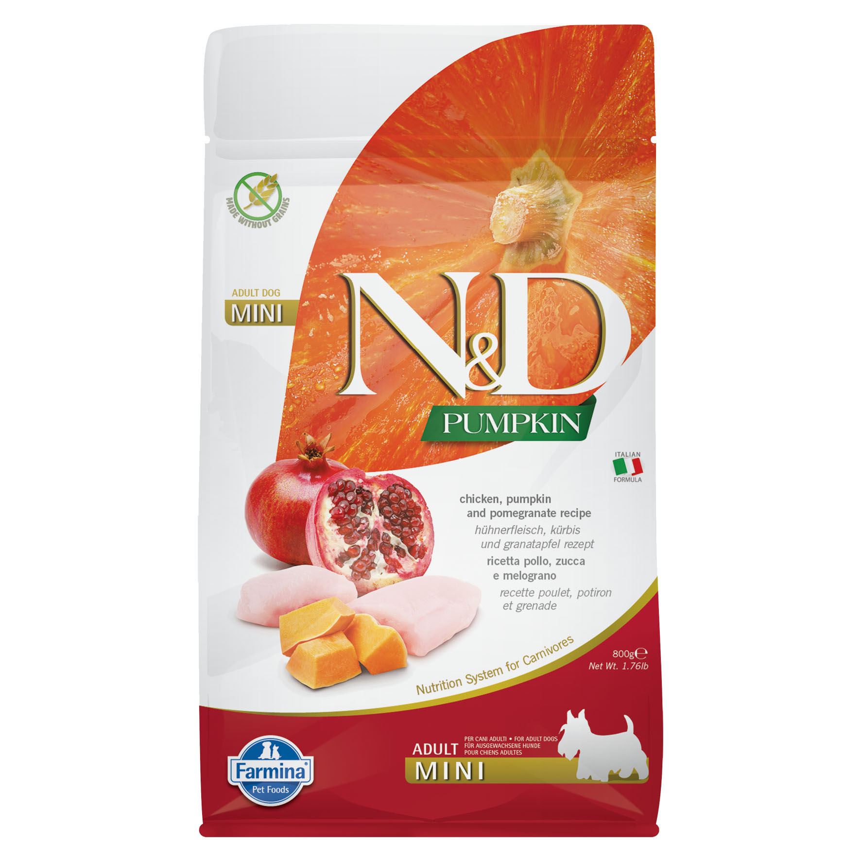 Farmina Dog Pumpkin Adult Mini Huhn, Kürbis & Granatapfel 