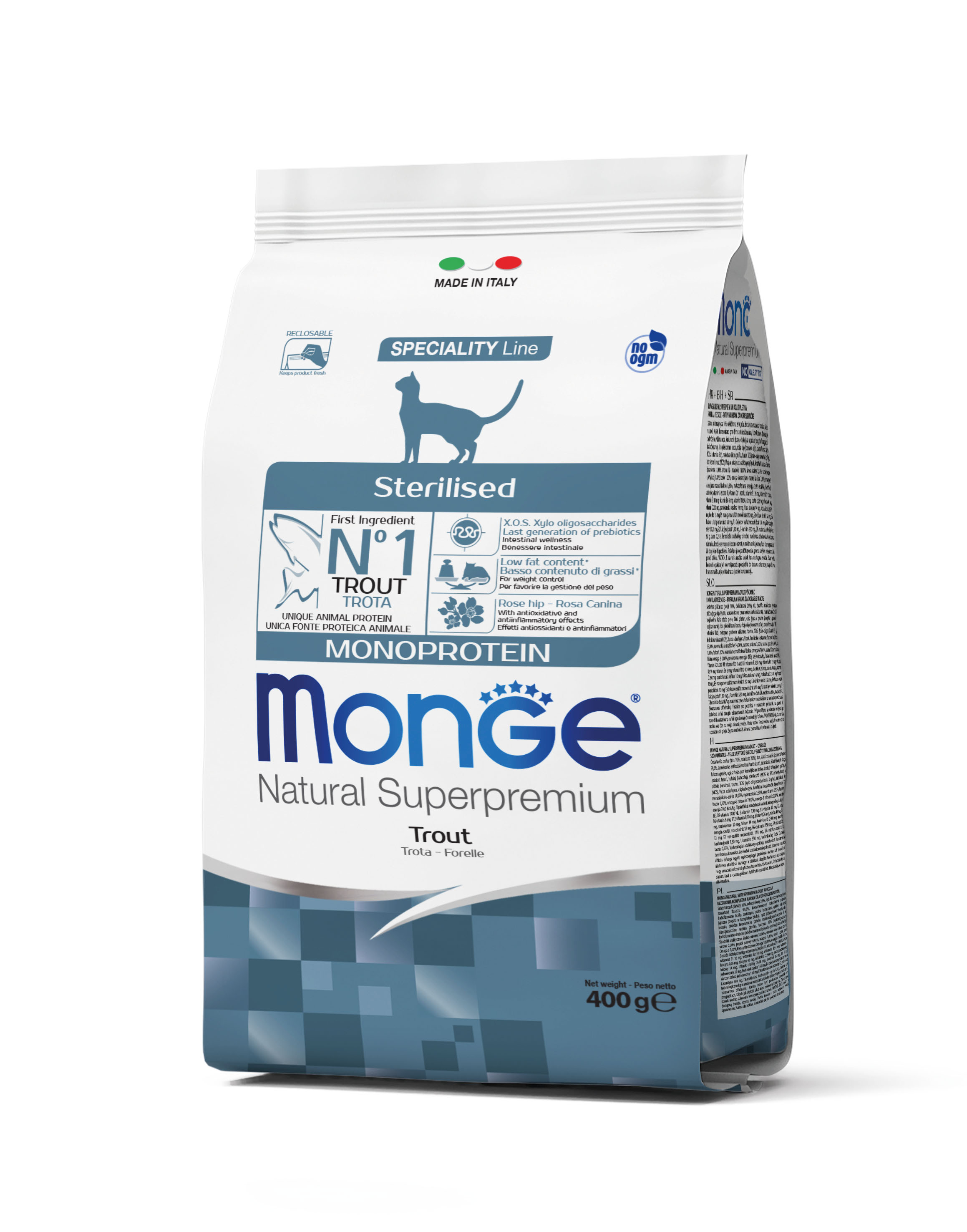 Monge Gatto Monoproteine Sterilisiert Trota