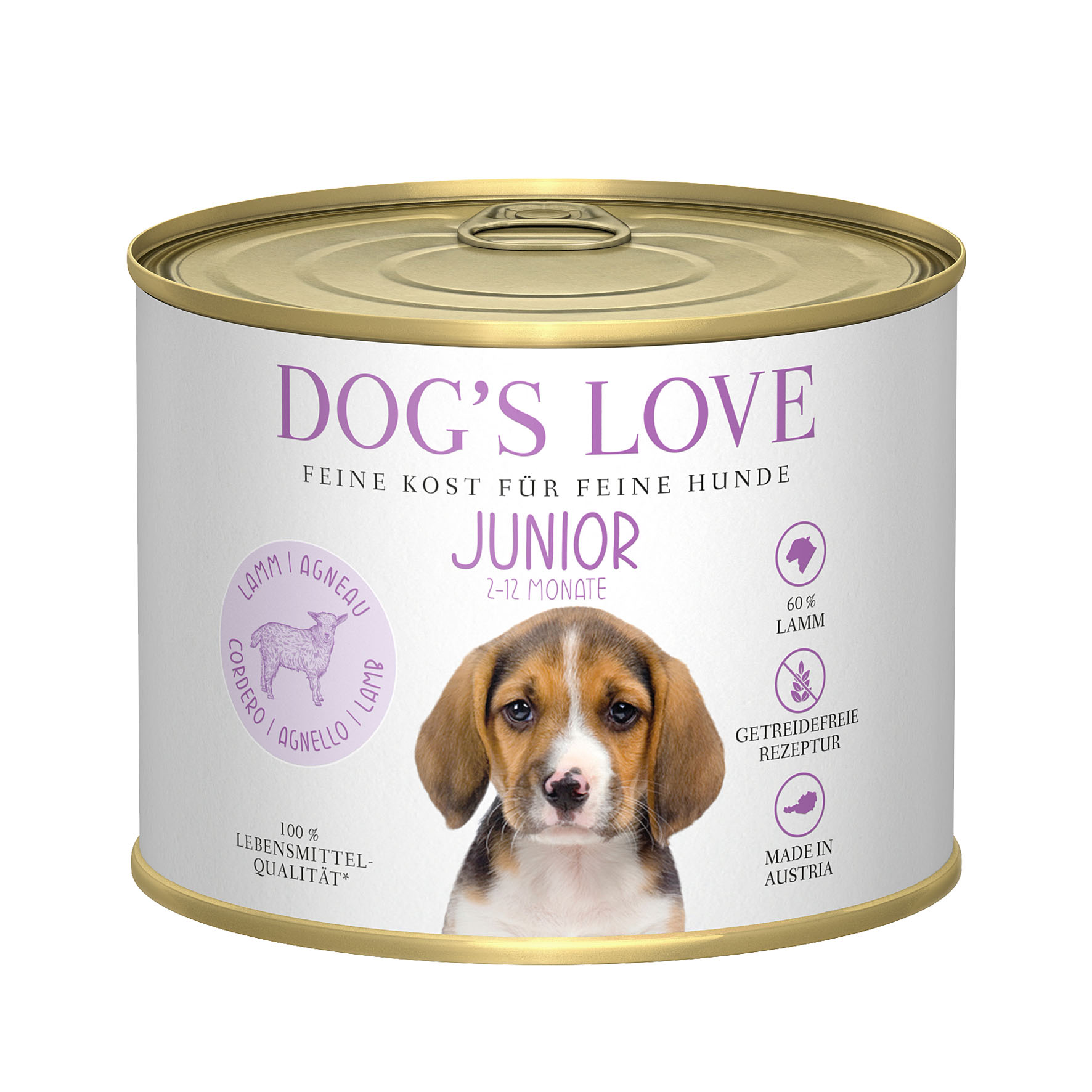 Dog‘s Love Junior Lamm, Kürbis & Kamille, 200g