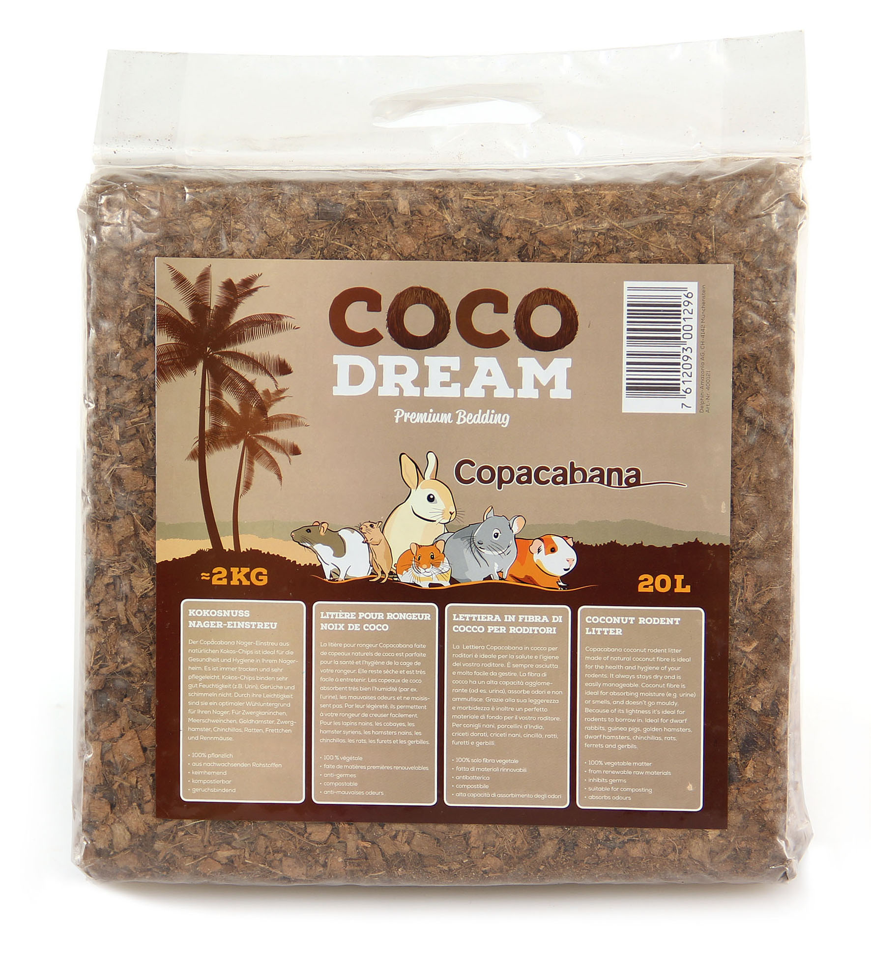 Copacabana Cocodream Nager Einstreu