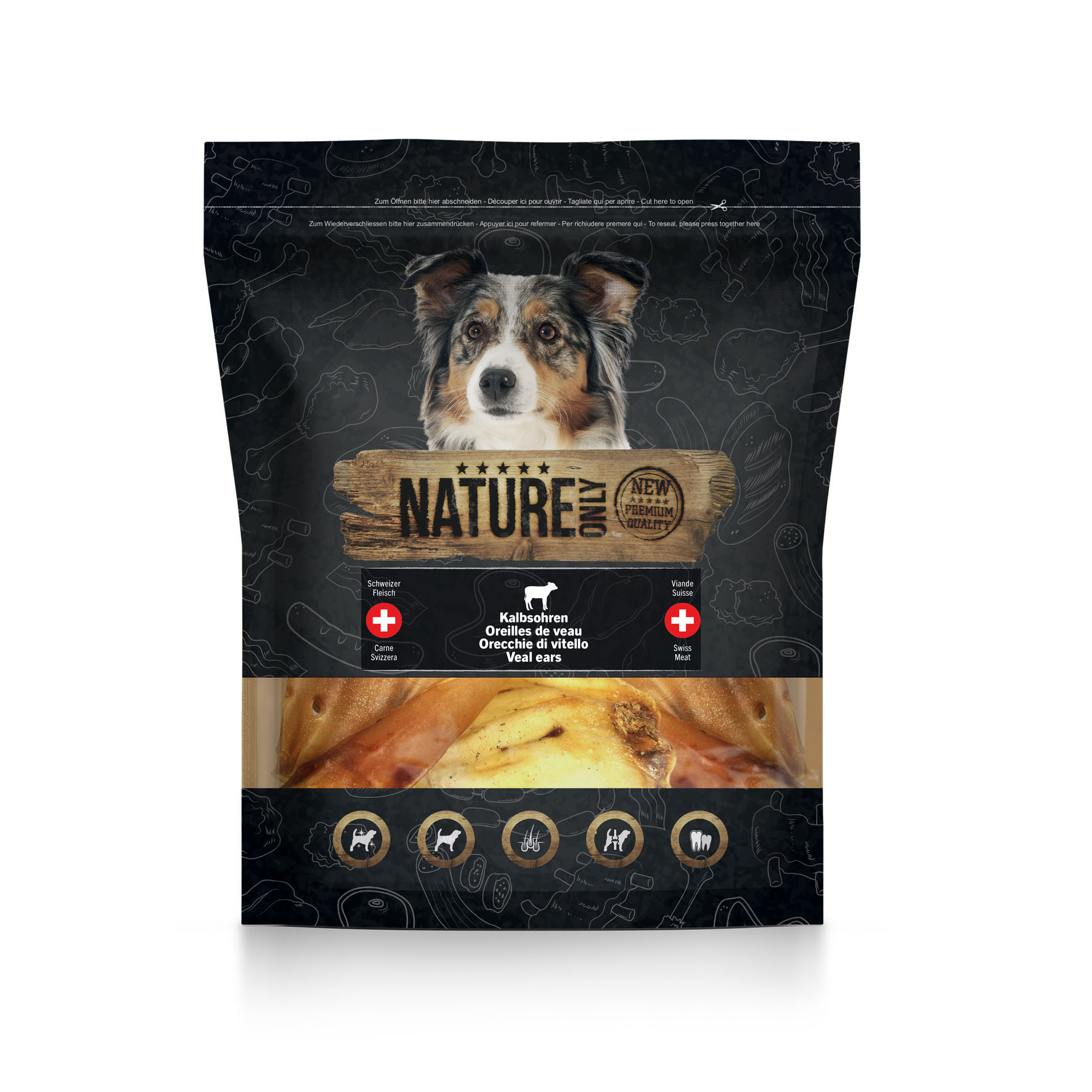 Nature Only Kalbsohren – Schweizer Fleisch
