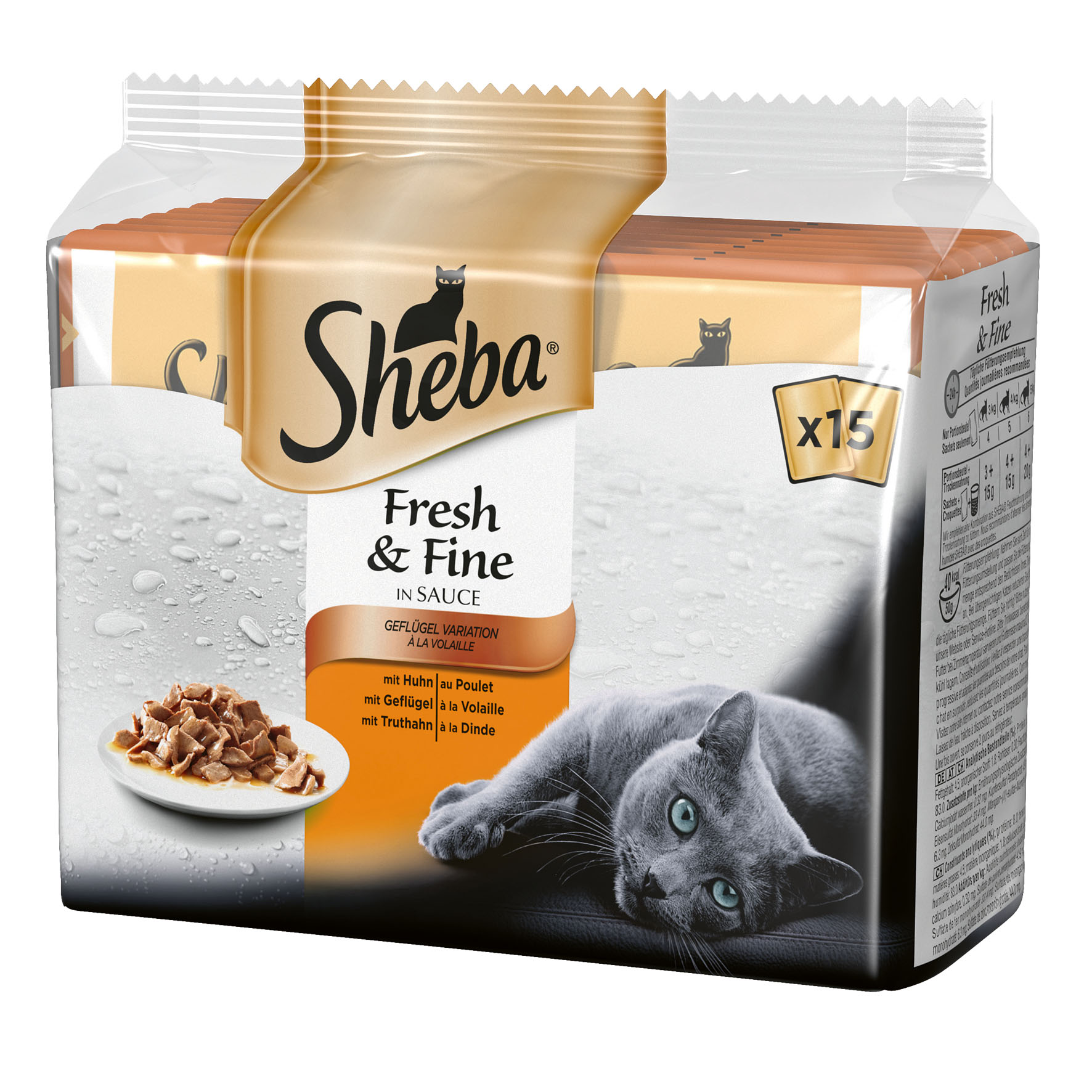Sheba Fresh&Fine Geflügel 15x50g