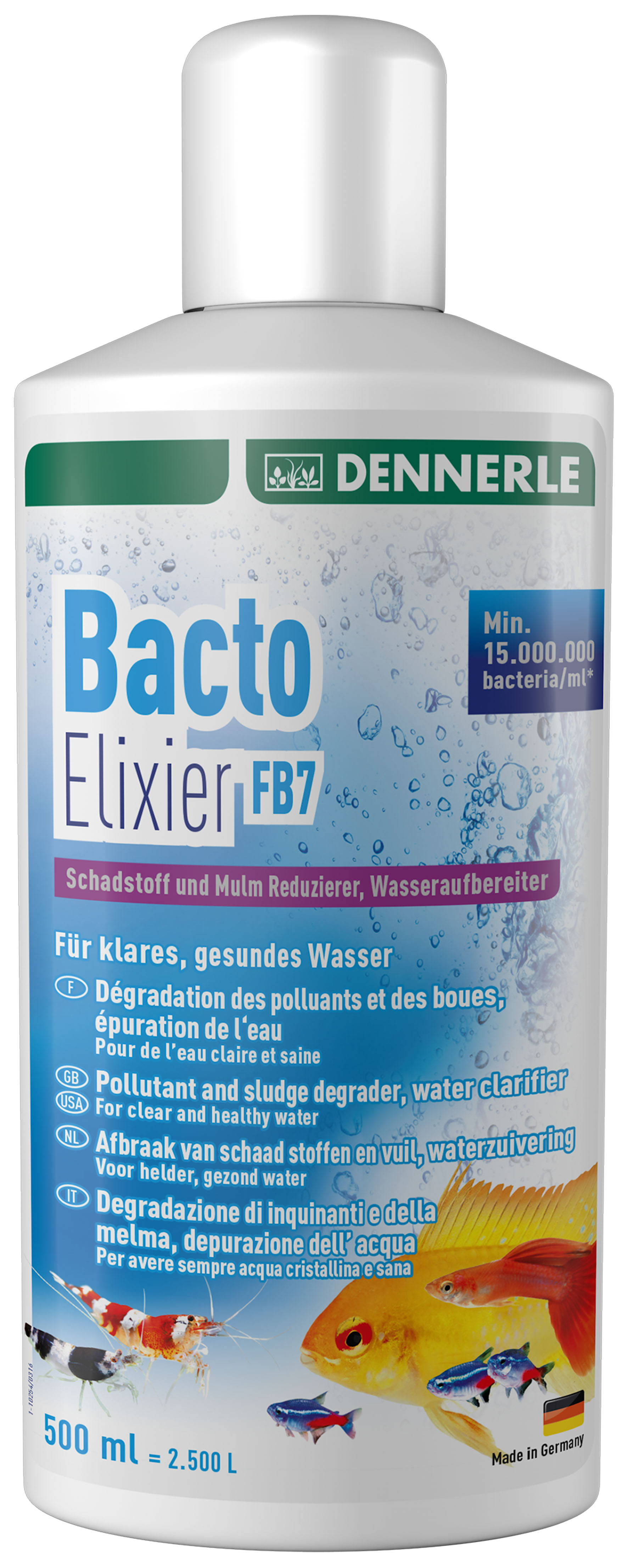 Dennerle Bacto Elixier FB7 – Klarwasser-Filterbakterien