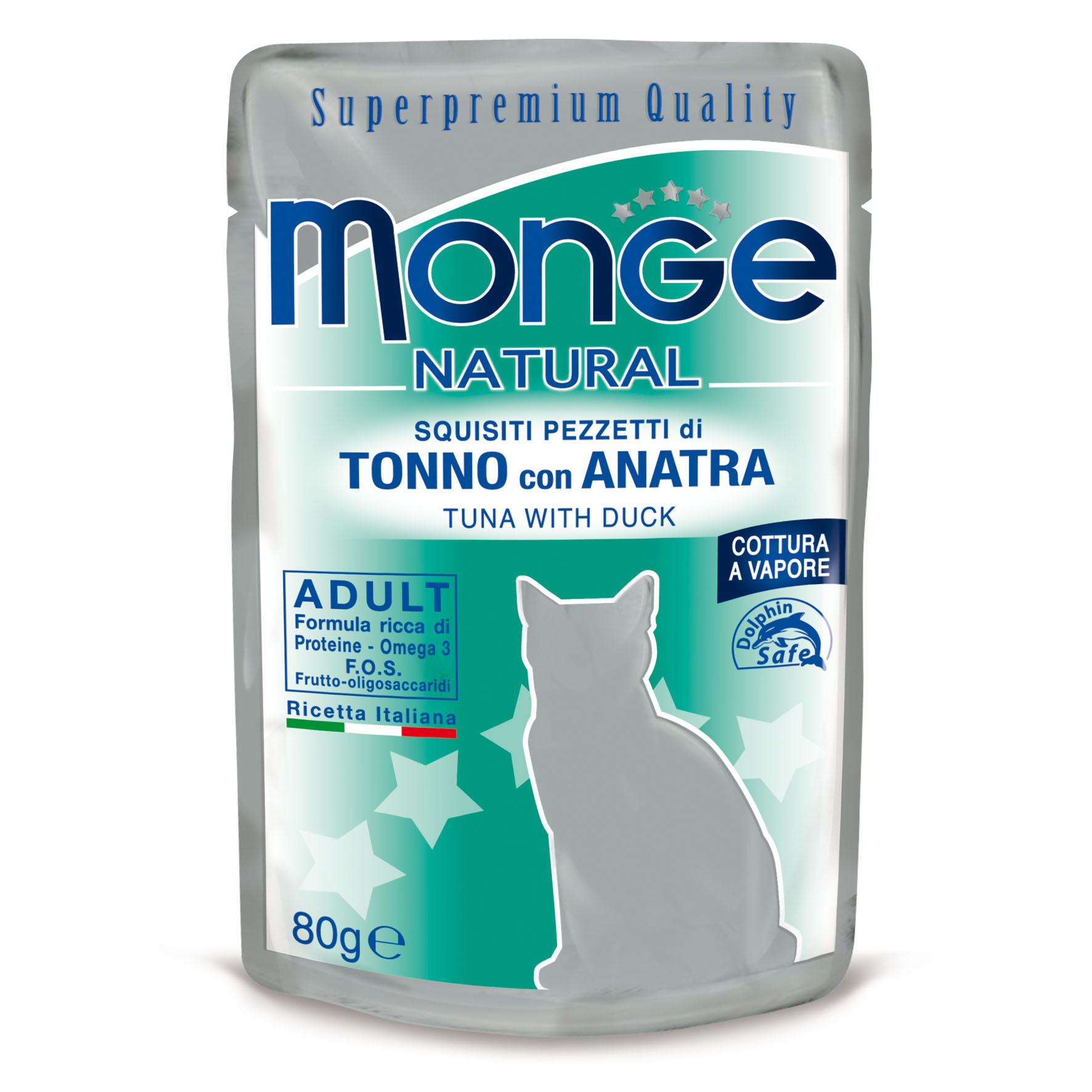 Monge Natural Cat Thunfisch mit Ente, 80g