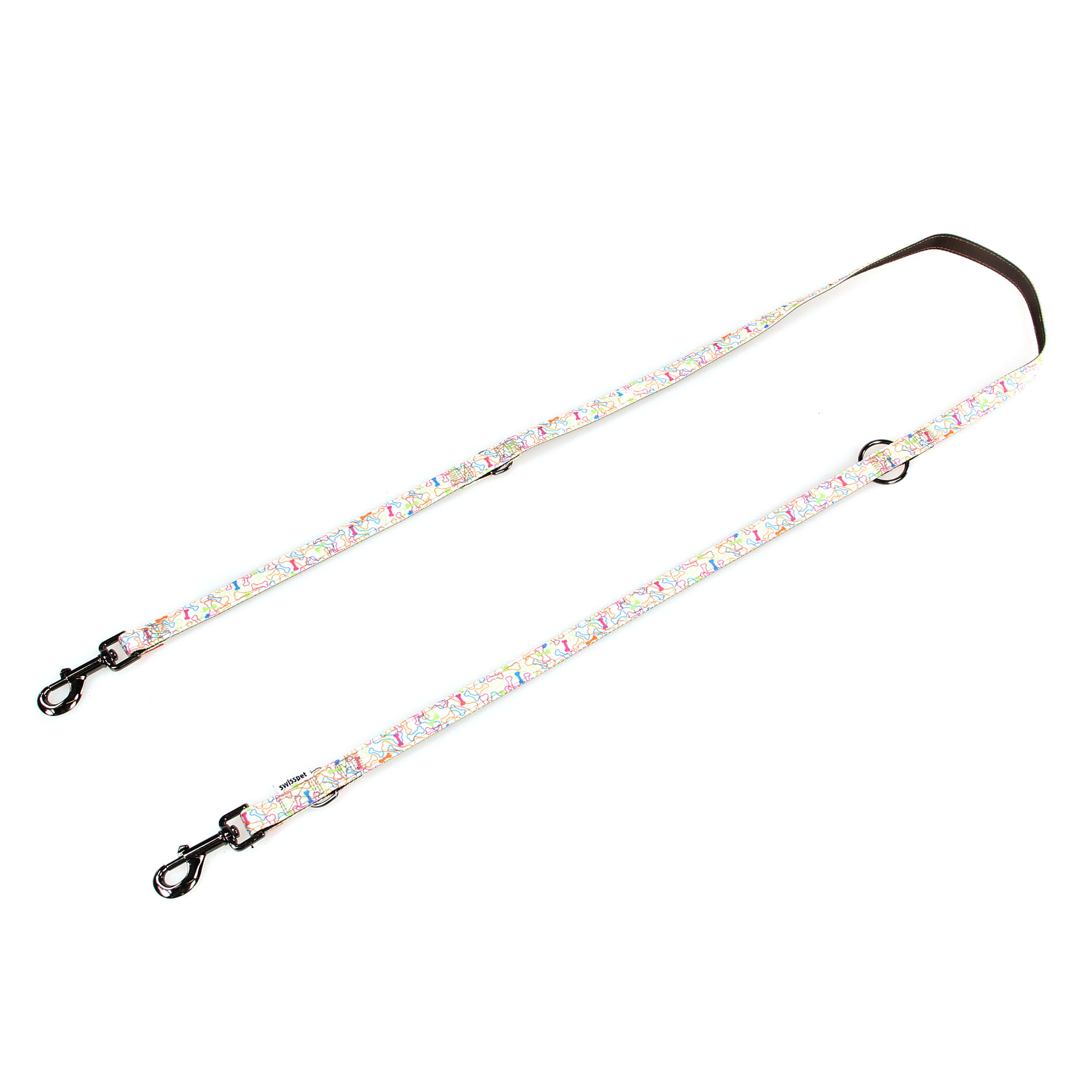 Trendline laisse Smuffy Bones, blanc