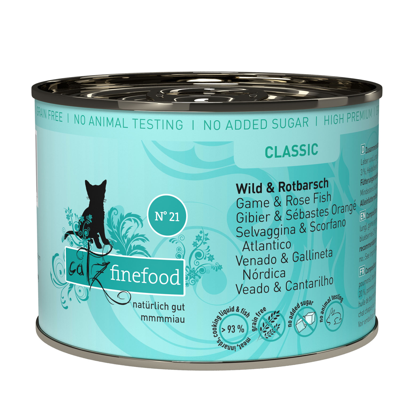 Catz Finefood No. 21 selvaggina e scorfano, 200g